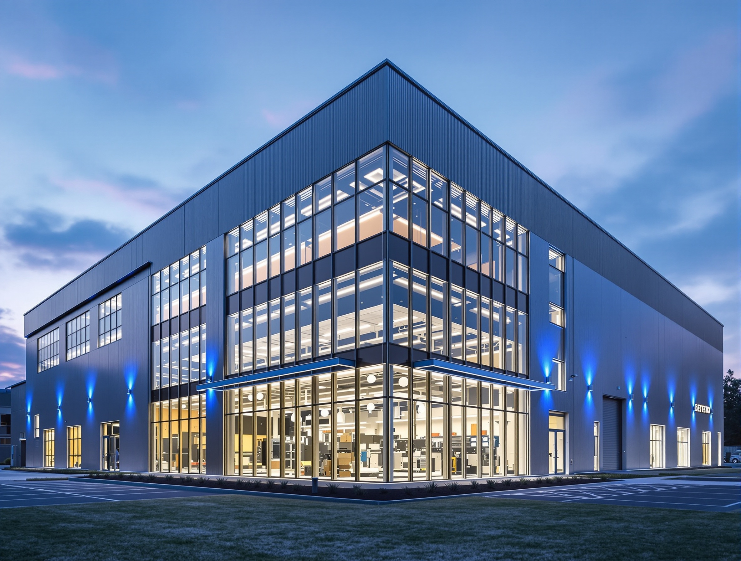 LED Light Mason Factory Building