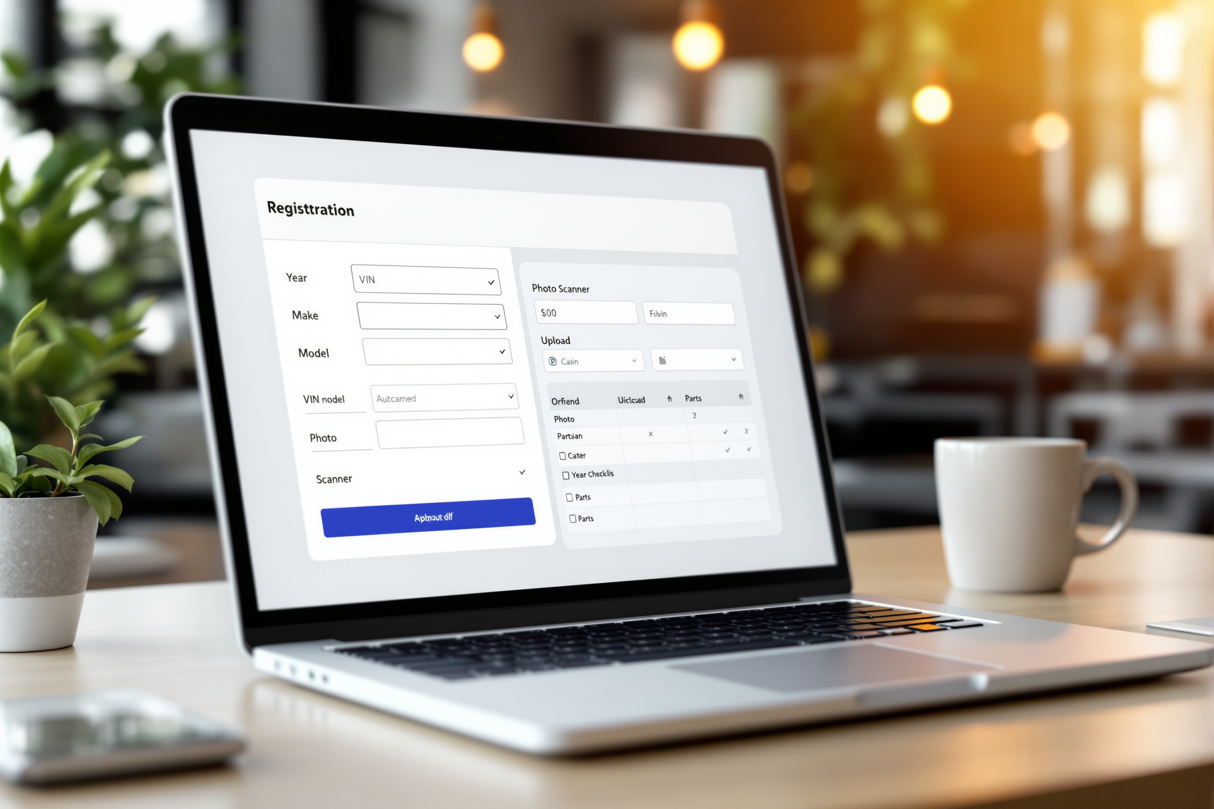 WreckerHub360 Quick Intake — vehicle registration form