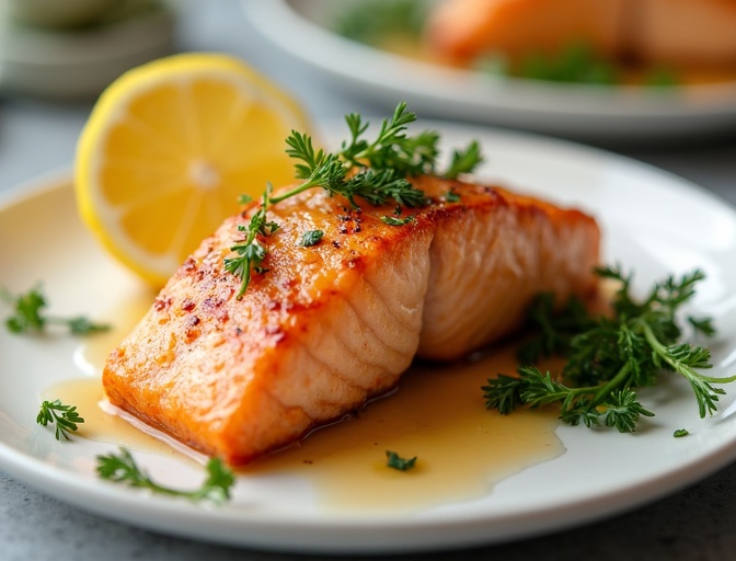 Maine Honey Glazed Salmon