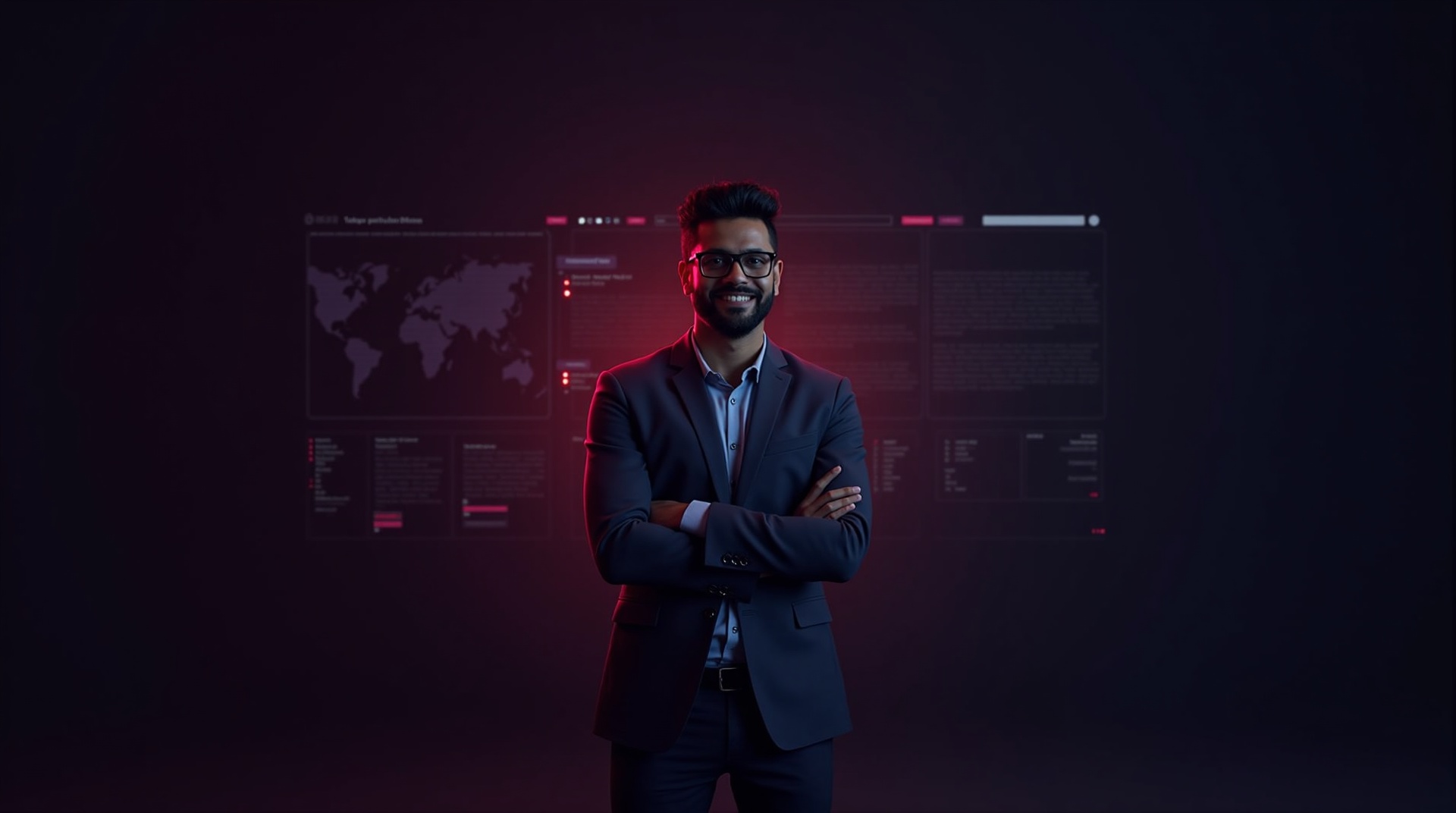 Digital technology background