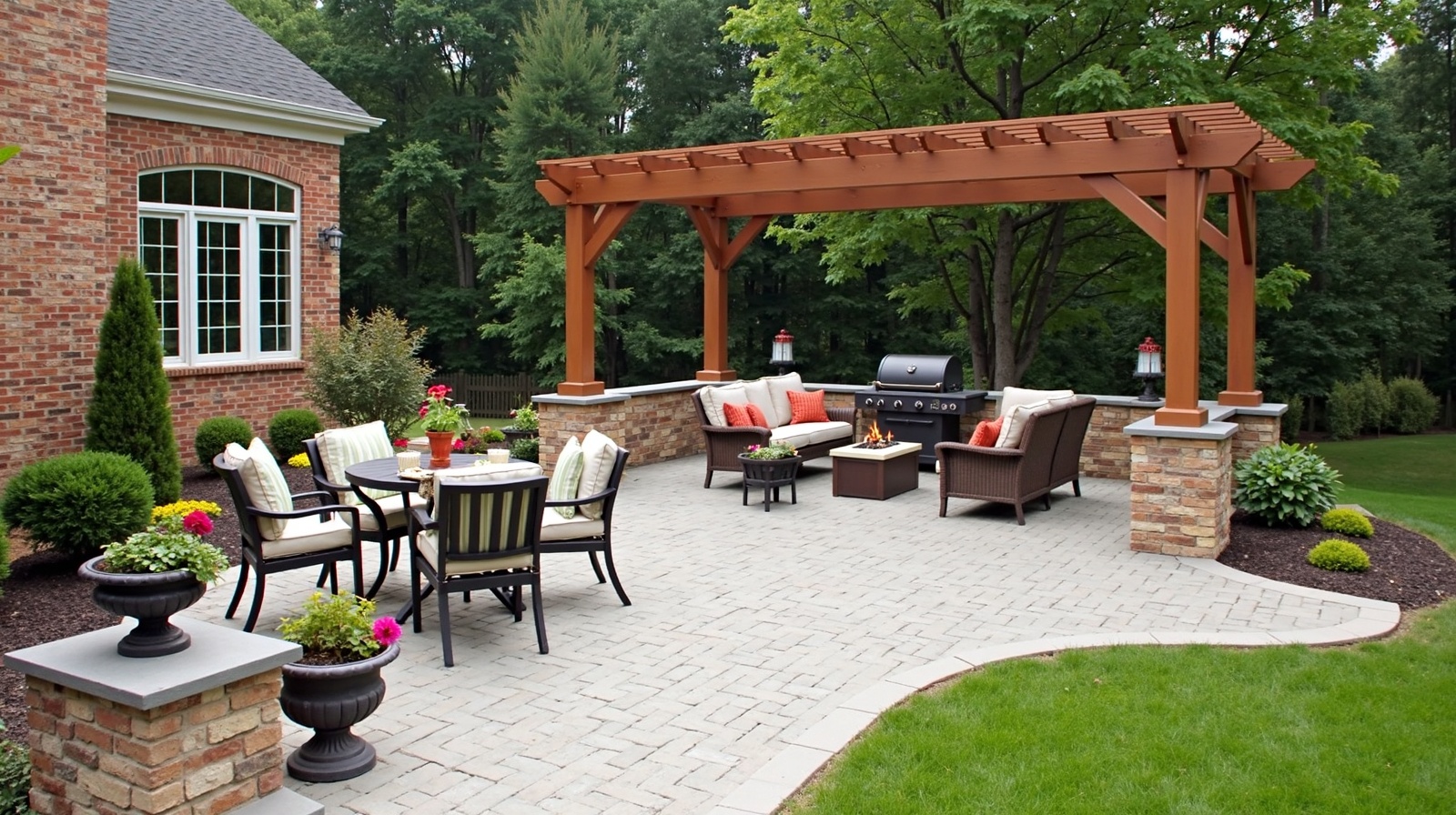 Professional hardscaping and outdoor structure services in Woodstock GA