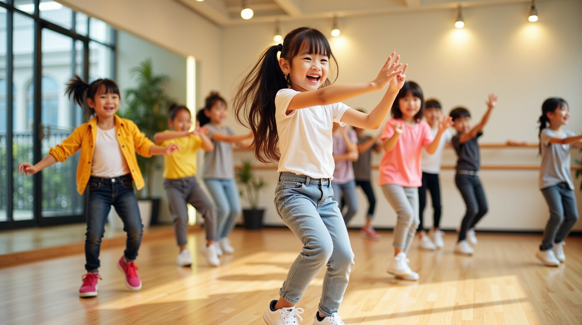 ハイファイブダンス教室のレッスン風景