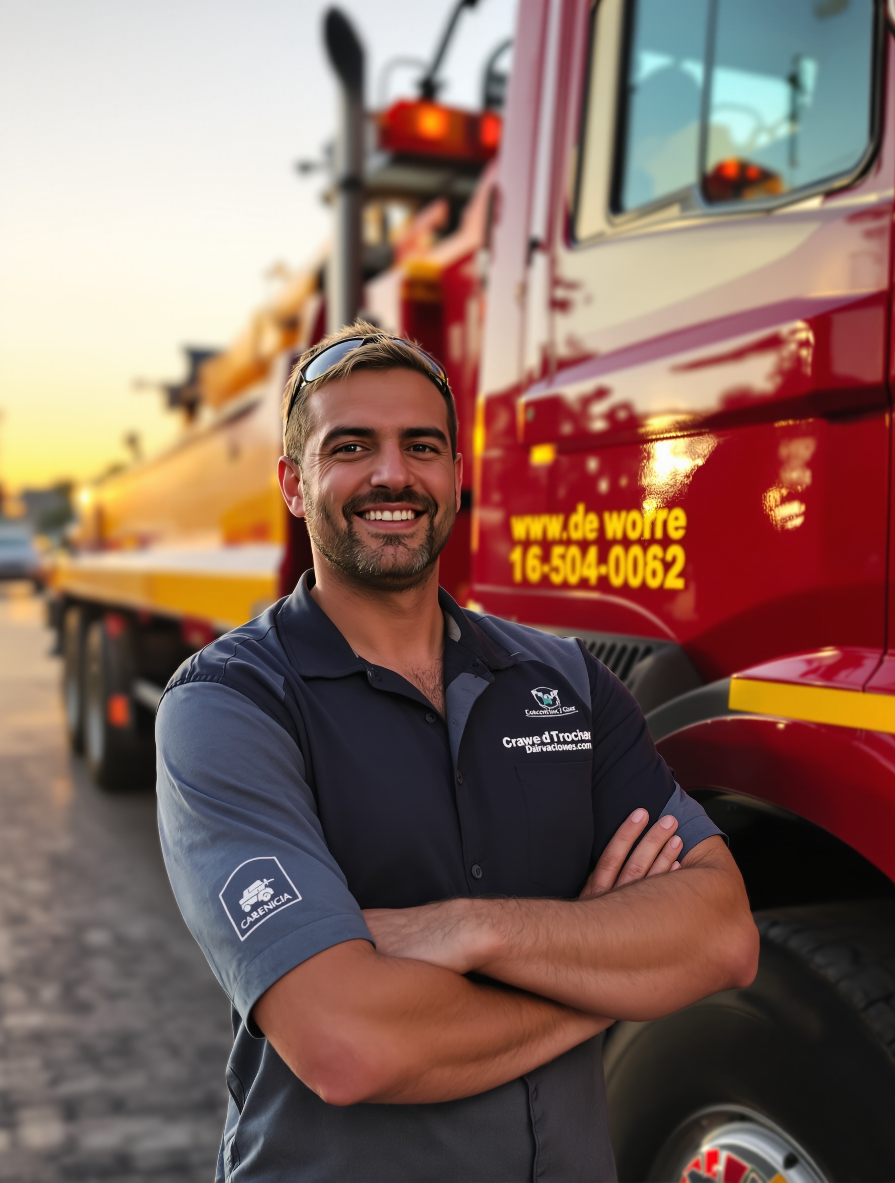 David, fundador de Valencia Grúas