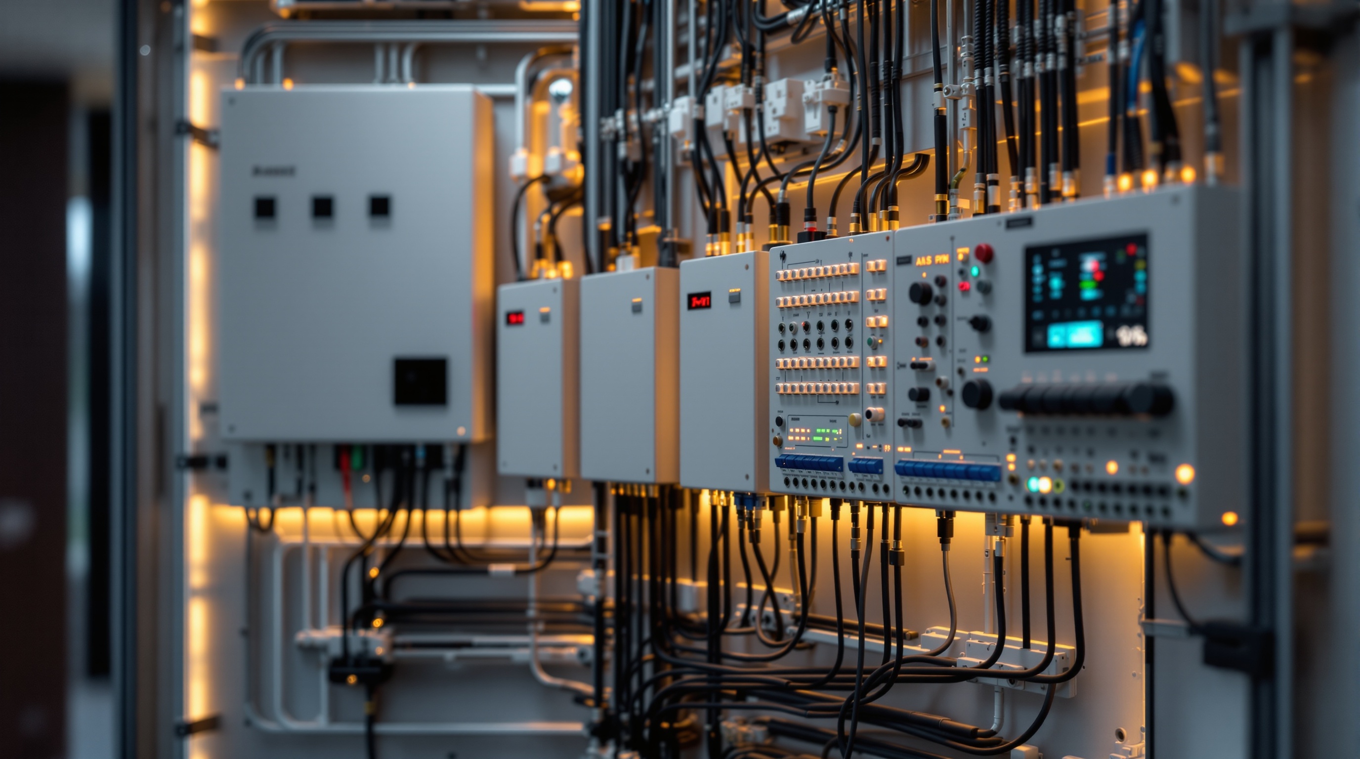 Smart home electrical installation in a luxury property