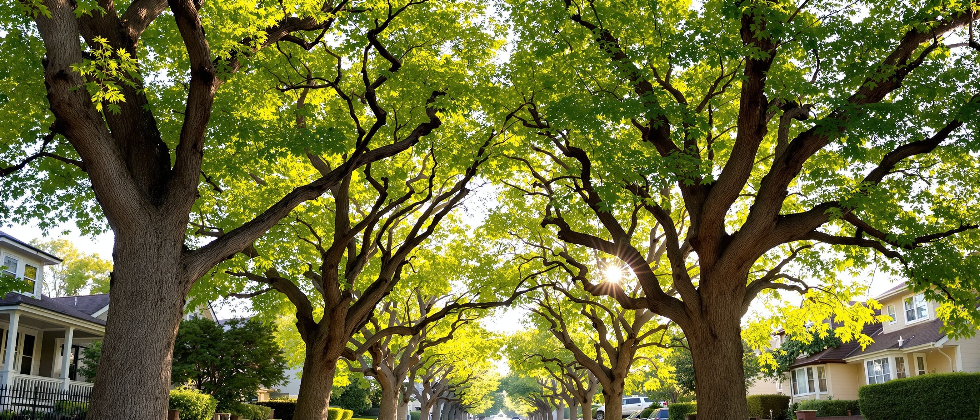 Tree canopy background