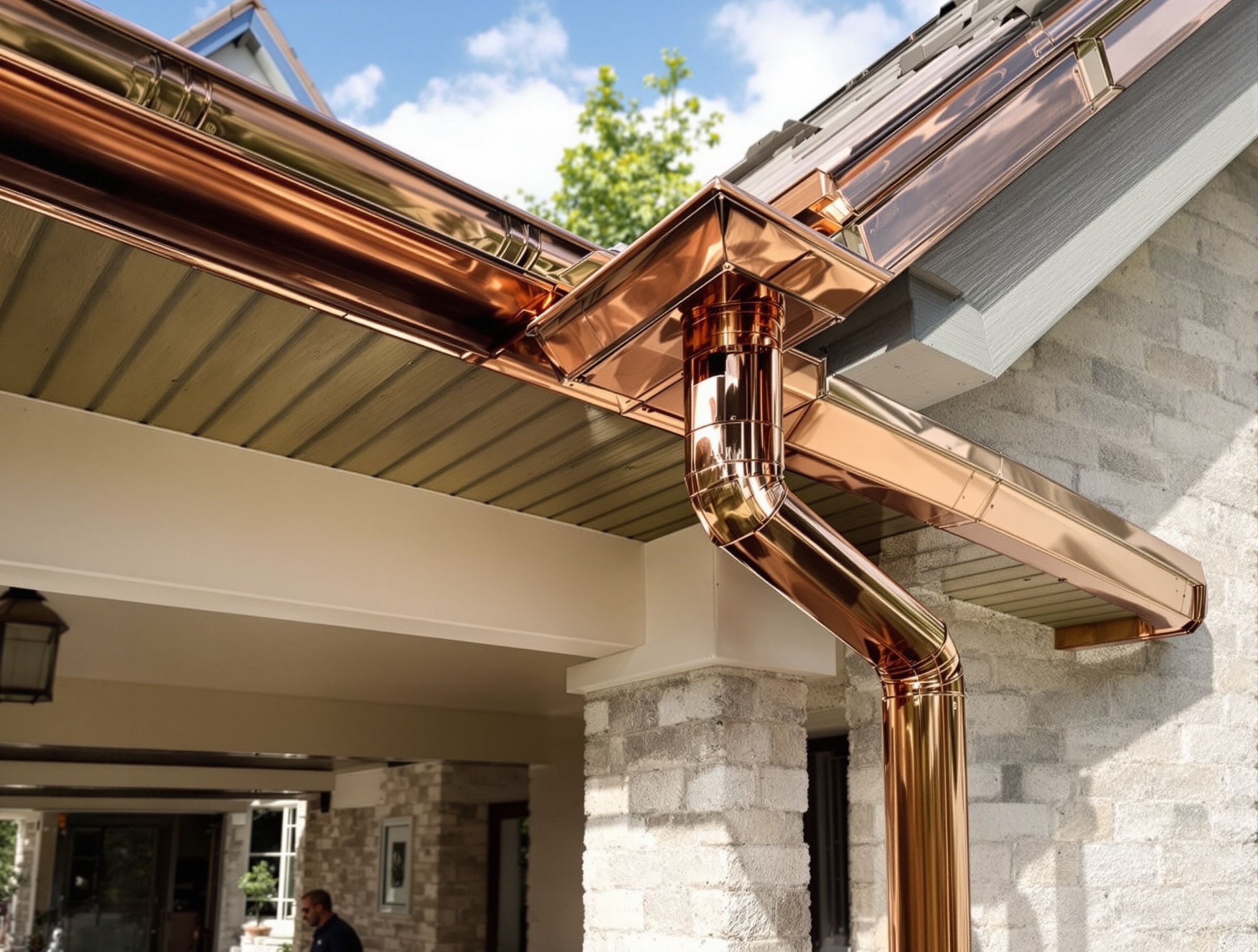 Copper Gutter Installation Denver