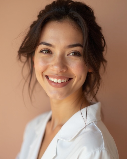 Profissional de saúde feminina acolhedora