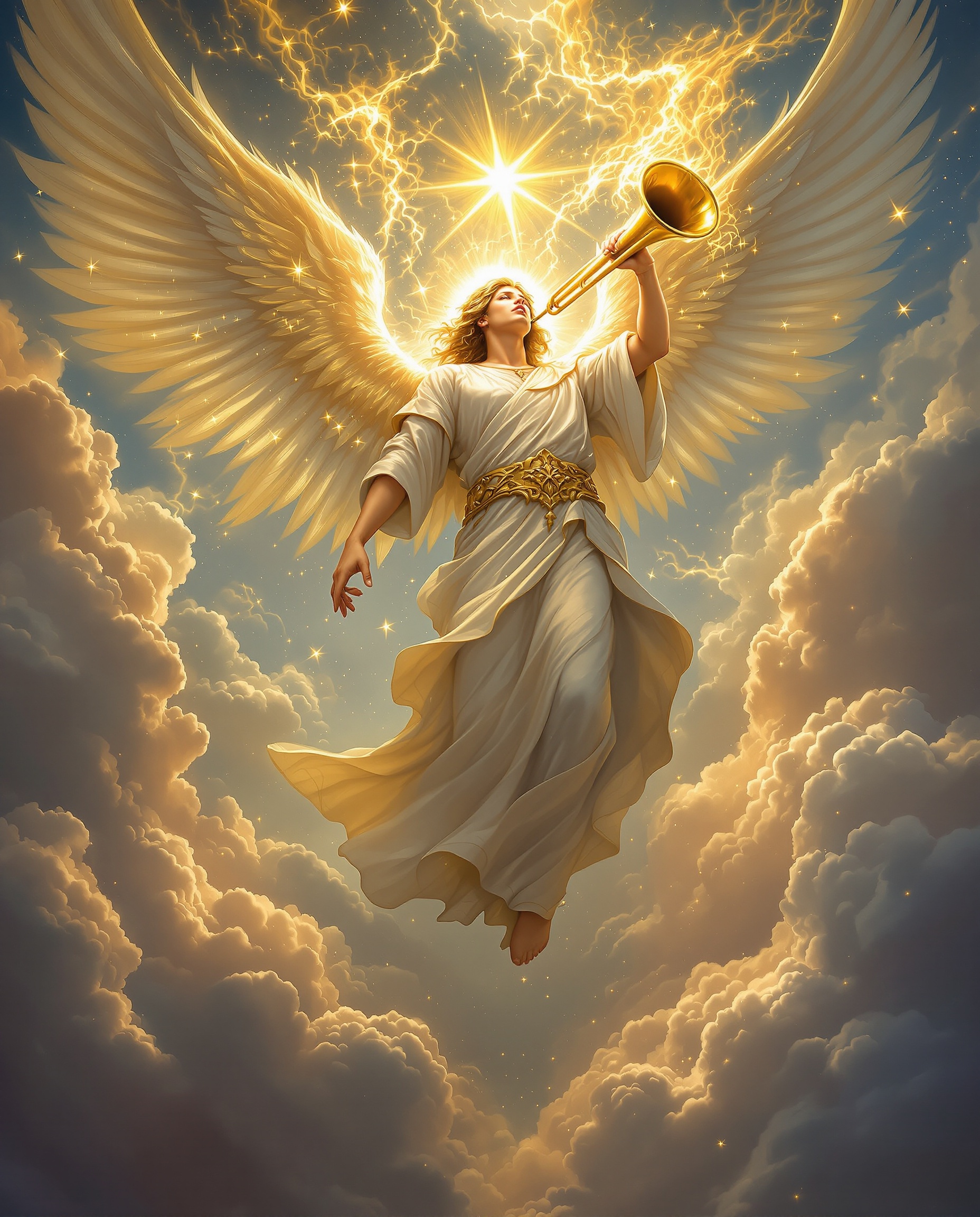 First Angel proclaiming the everlasting gospel - Three Angels Message First Angel with Everlasting Gospel