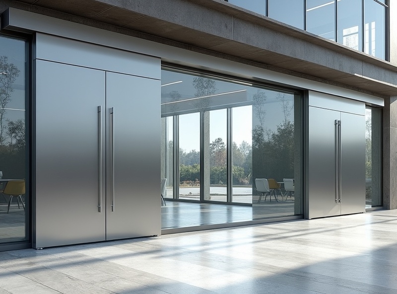 Porta de Correr Metálica  +ACM