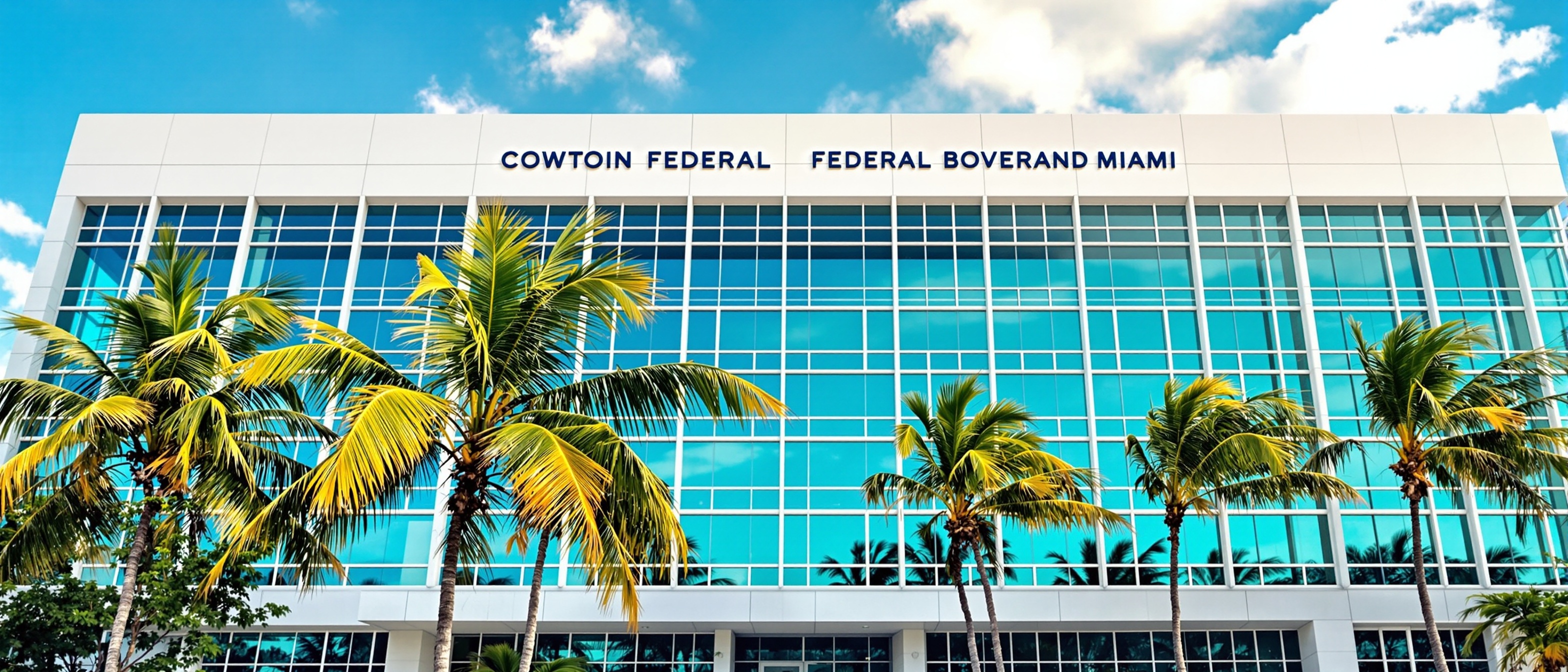 Downtown Miami federal building area near Biscayne Boulevard