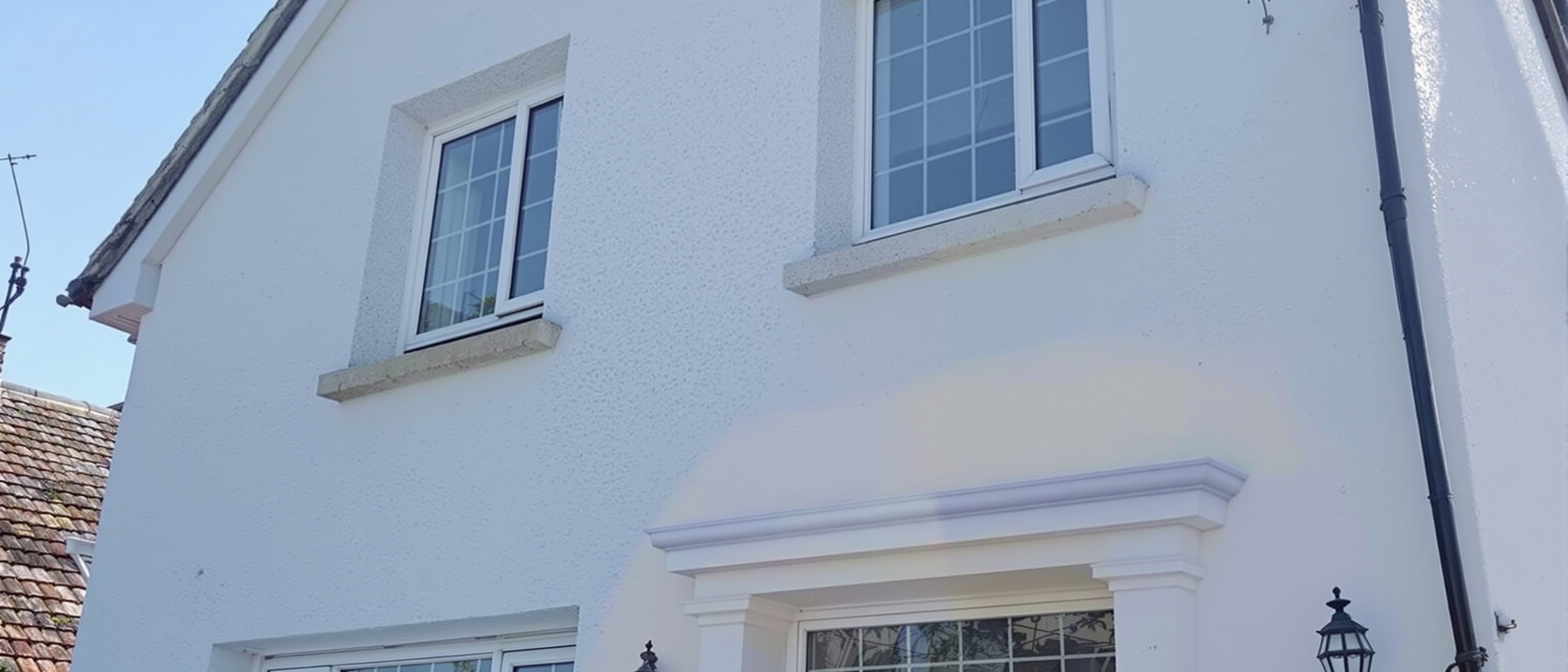 Residential render cleaning Yorkshire