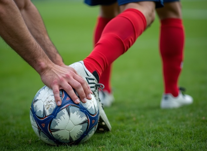 Futbol sporcusu fizyoterapi tedavisi - profesyonel spor rehabilitasyonu