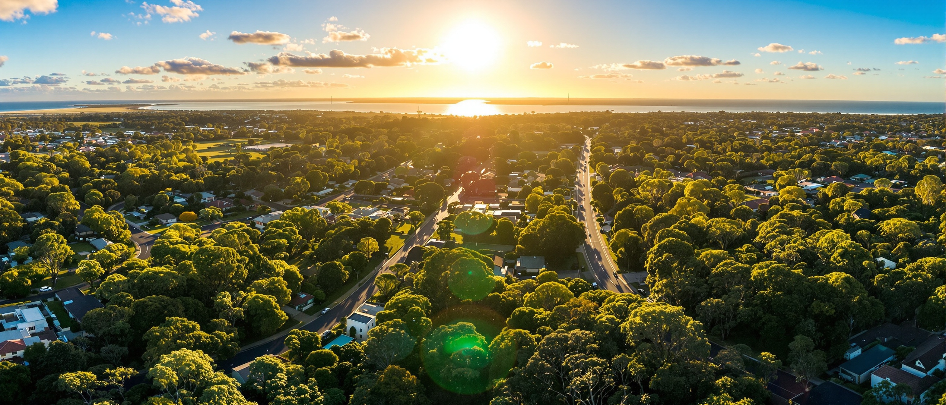 Central Coast aerial view