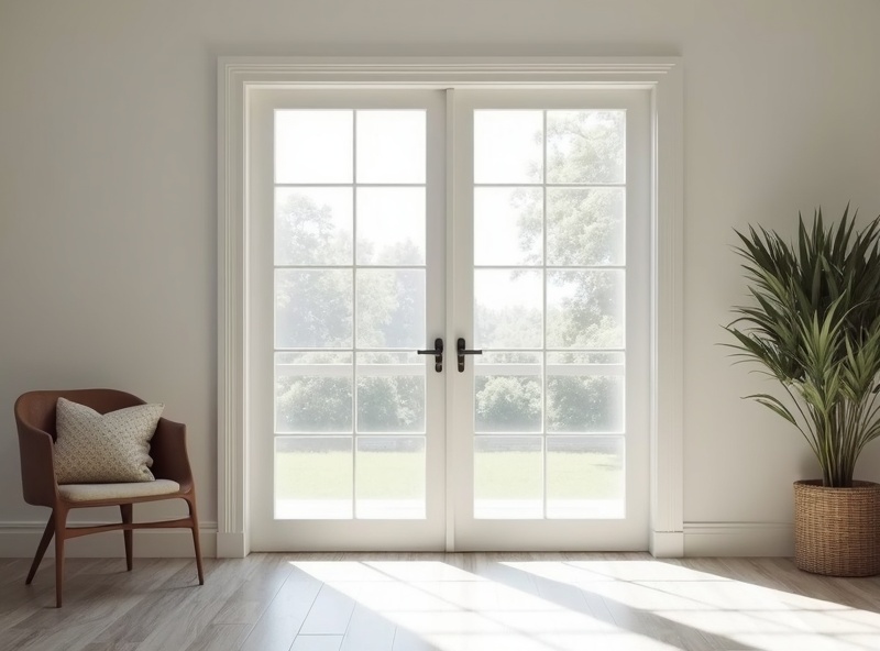 White French Doors Interior