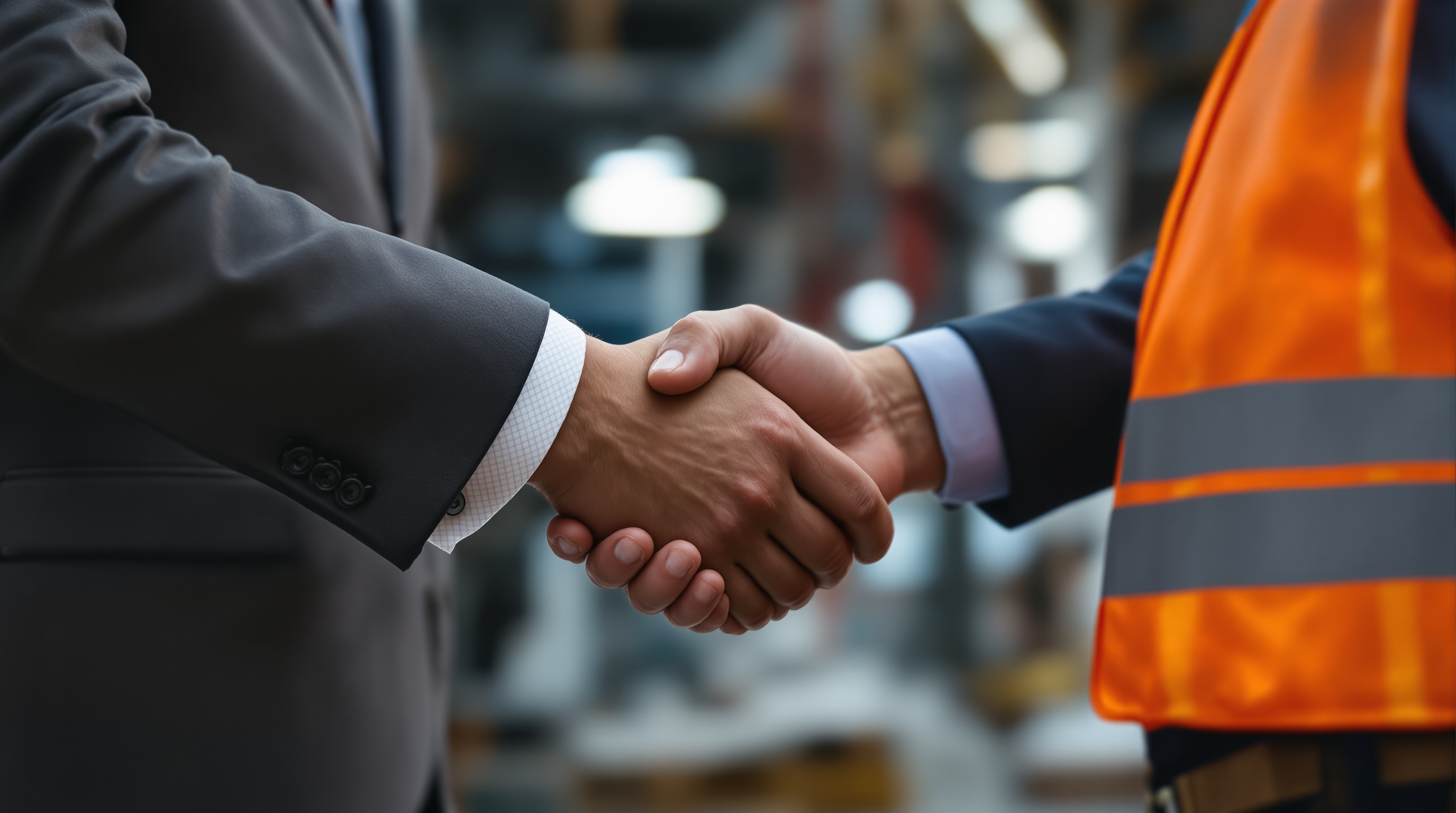 Poignée de main professionnelle