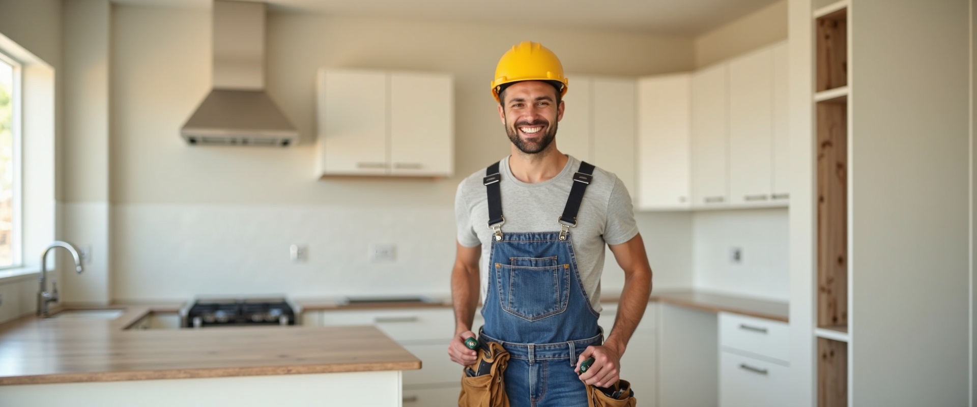 Happy home remodeler contractor