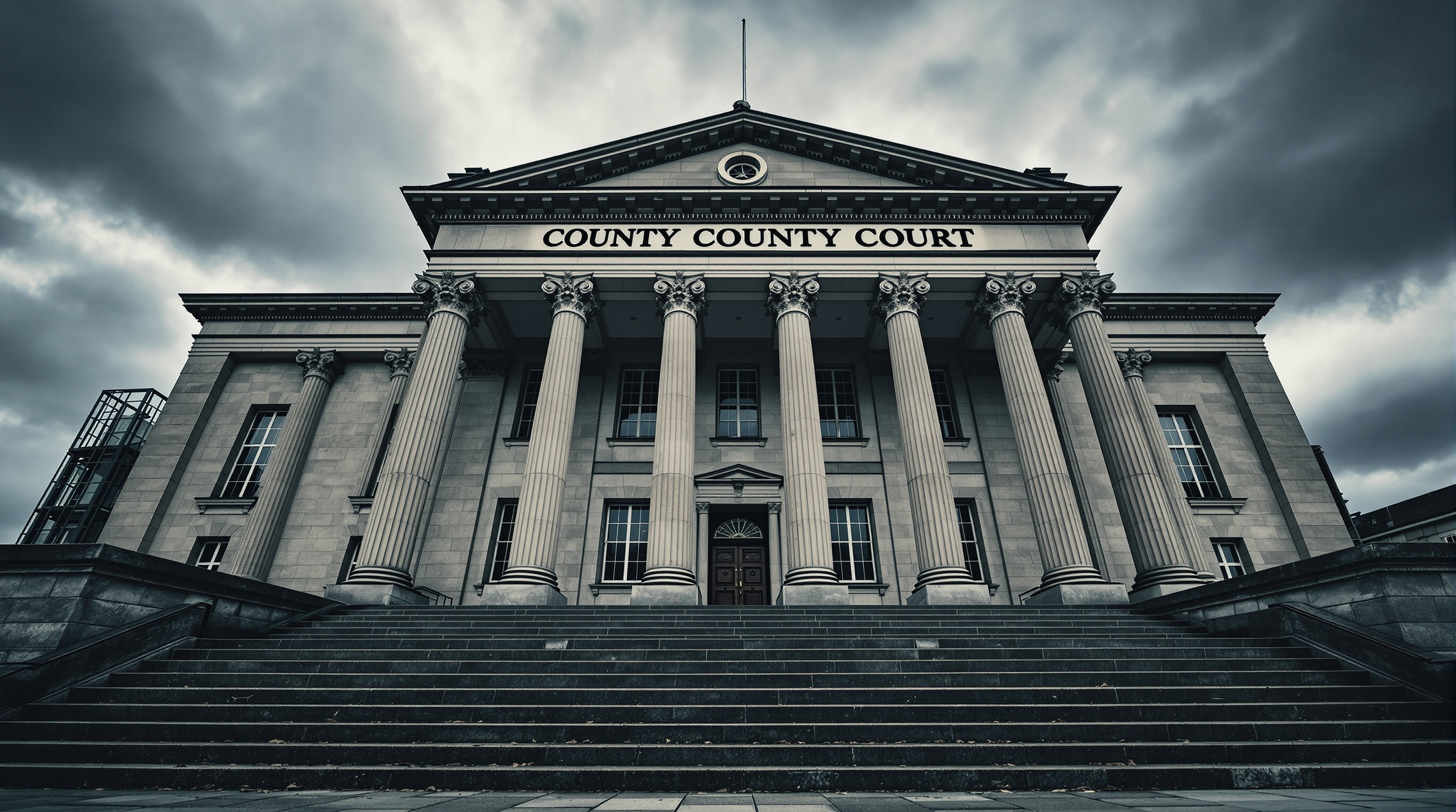 UK county court building symbolising unenforced judgments