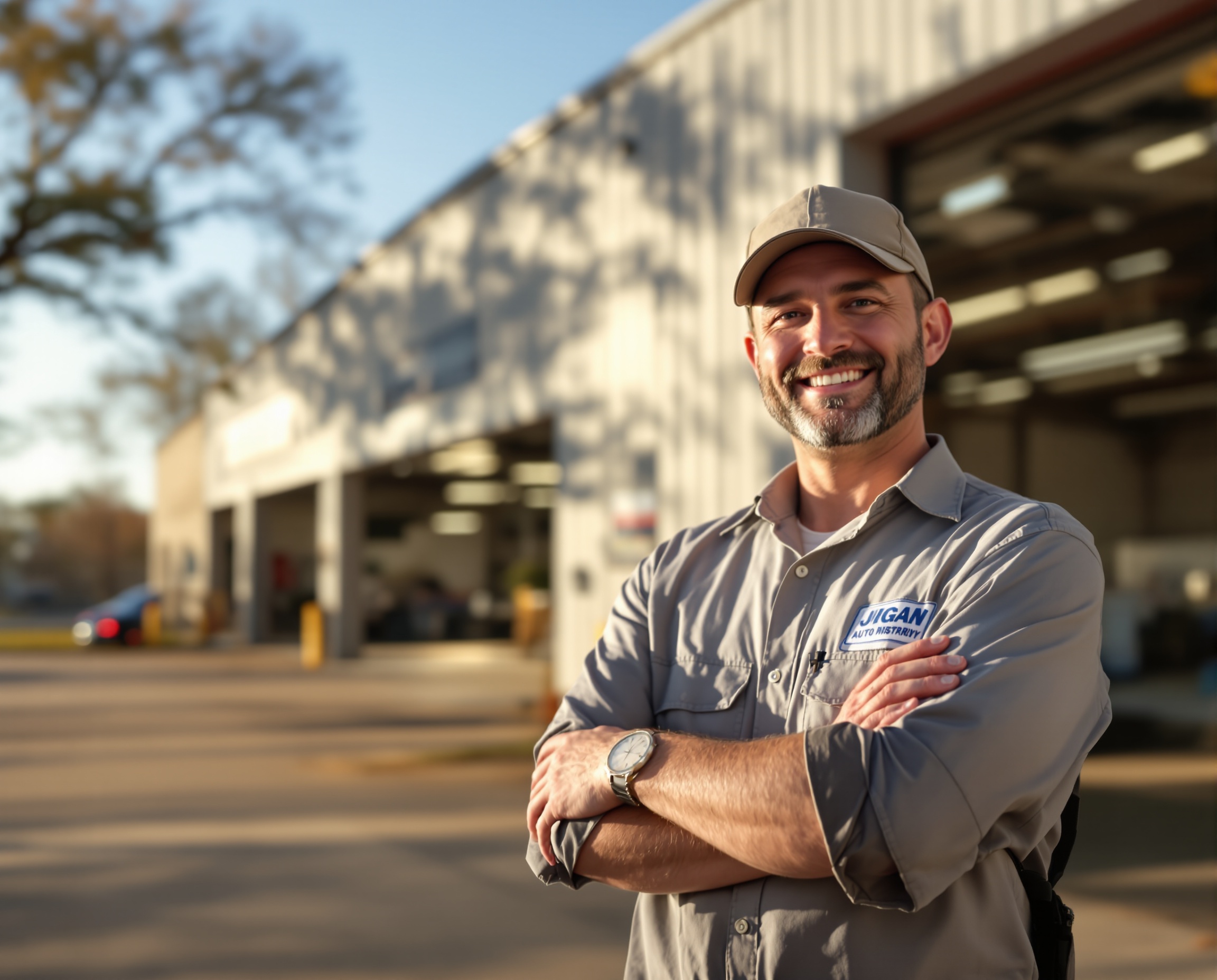 Glasswerx auto glass technician at work in Lindale Texas