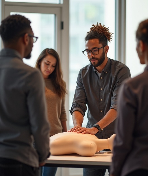 CPR training class