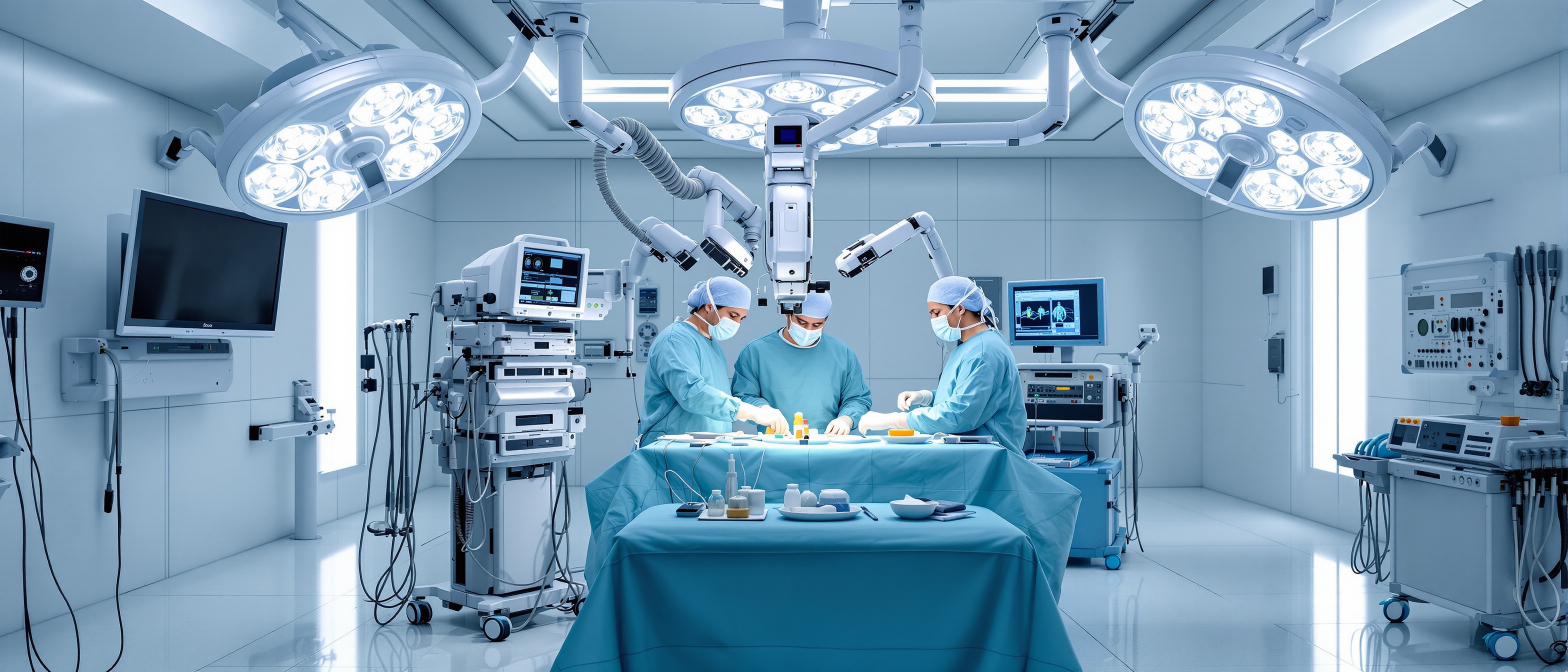 Advanced surgical setup for abdominal wall reconstruction