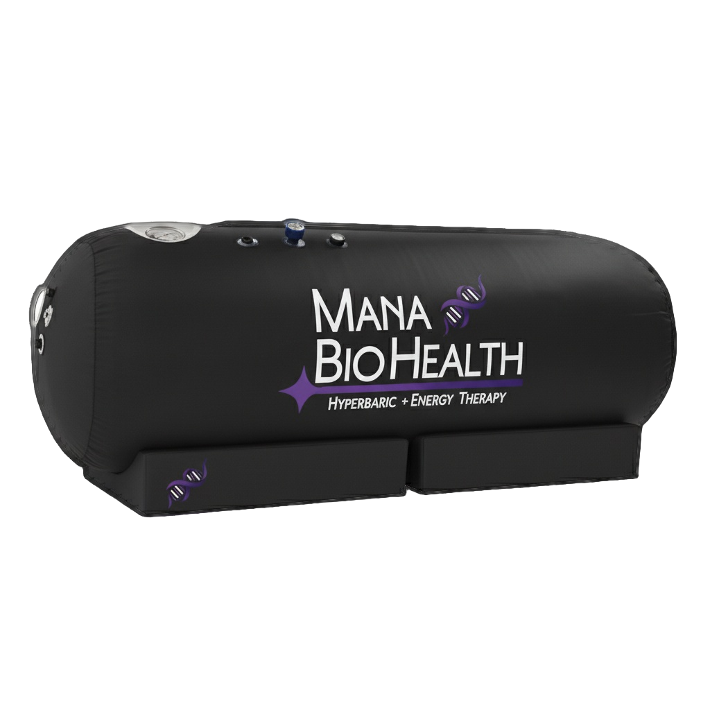 Hyperbaric oxygen chamber interior at Mana BioHealth Goodrich MI