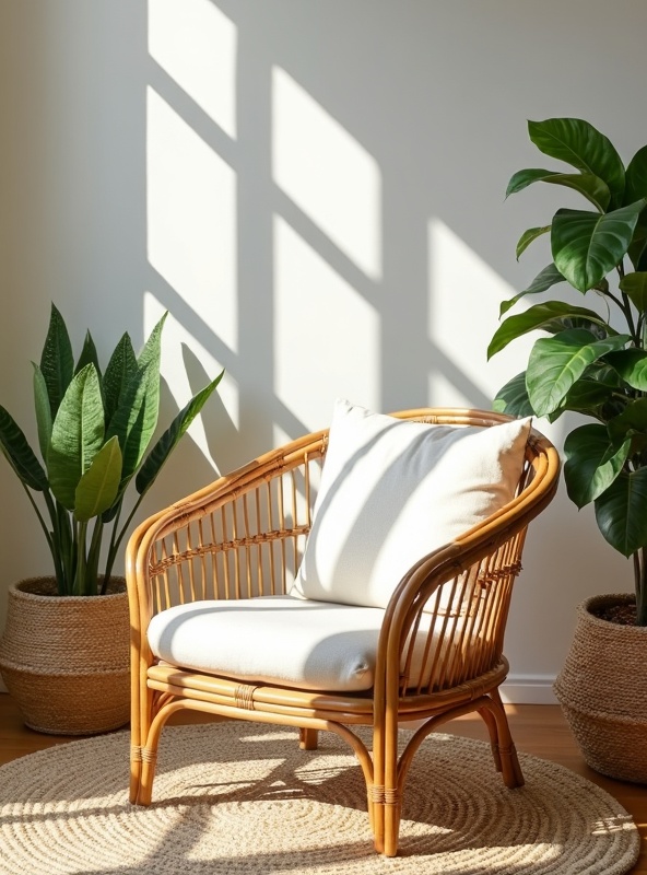 Rattan Lounge Chair