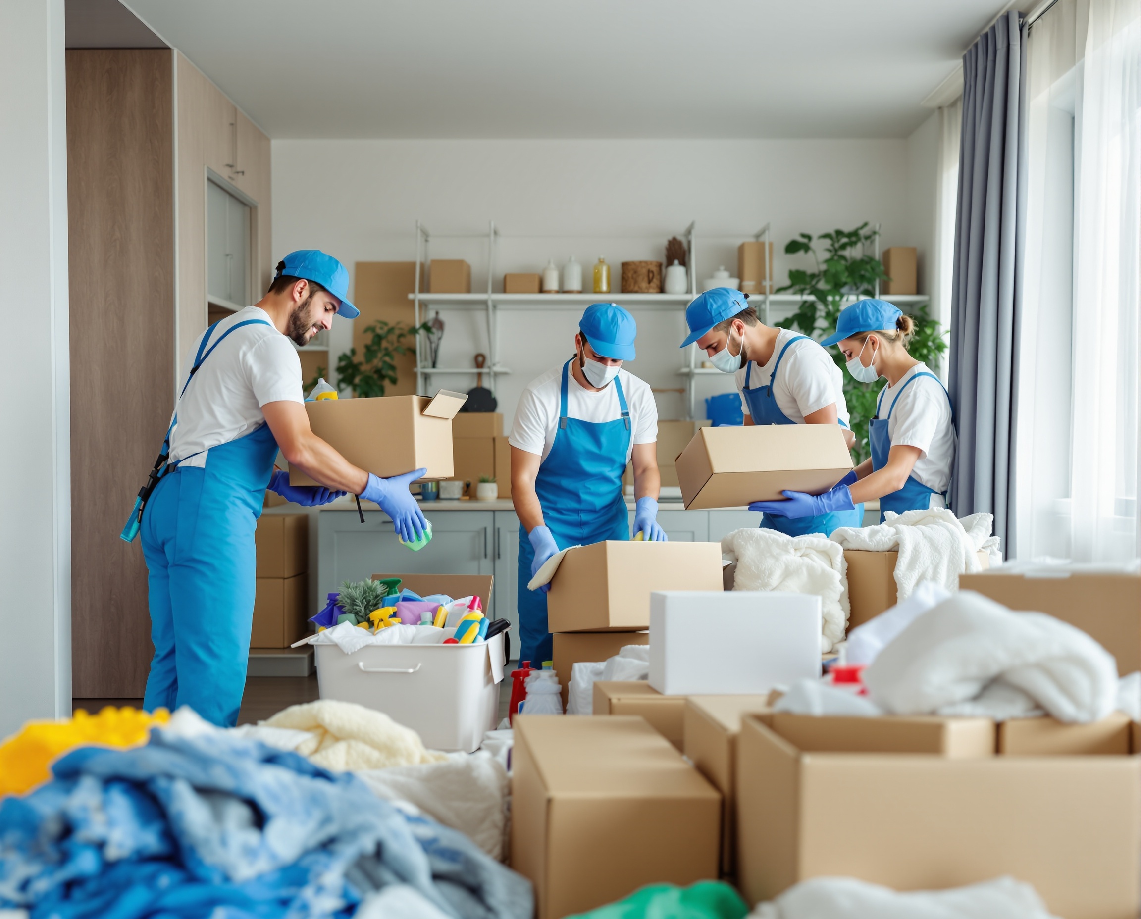 Equipo profesional de Vaciados Cambrils realizando vaciado de piso