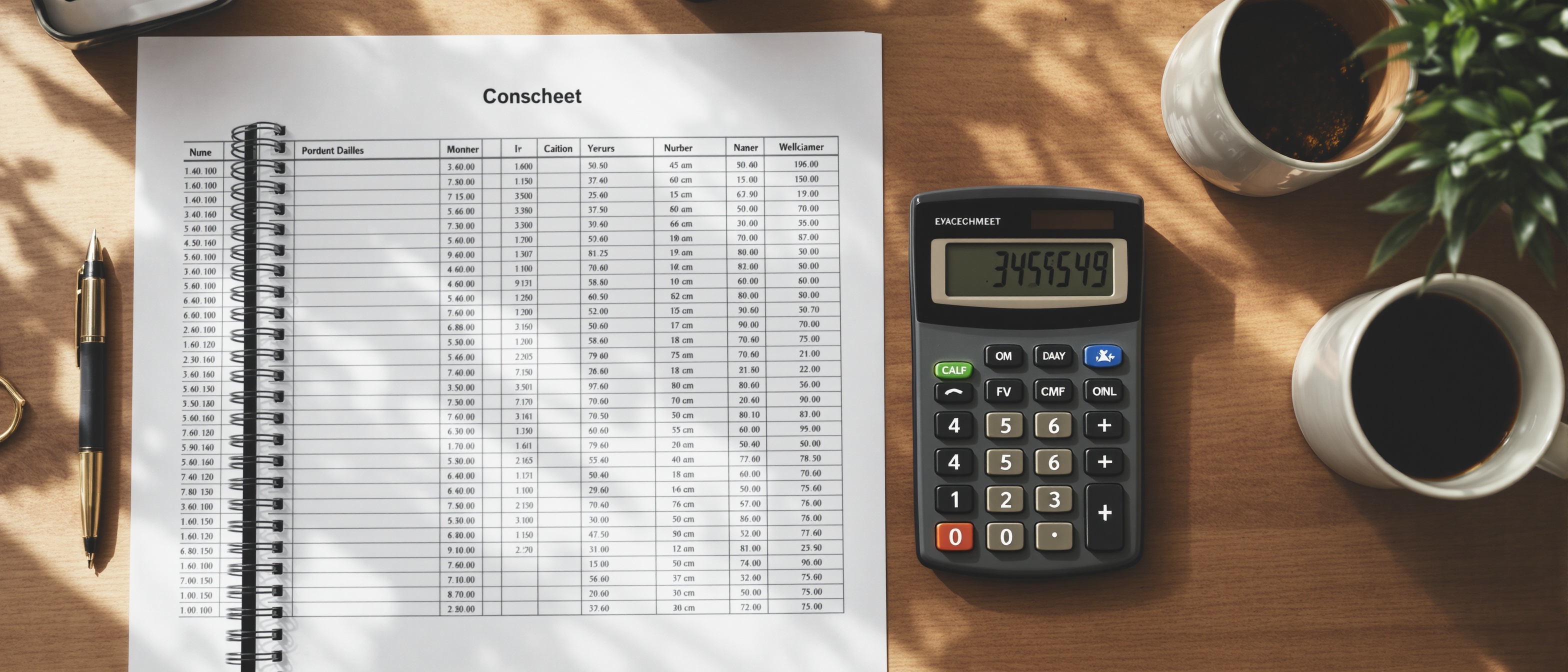 CNShopper spreadsheet workspace