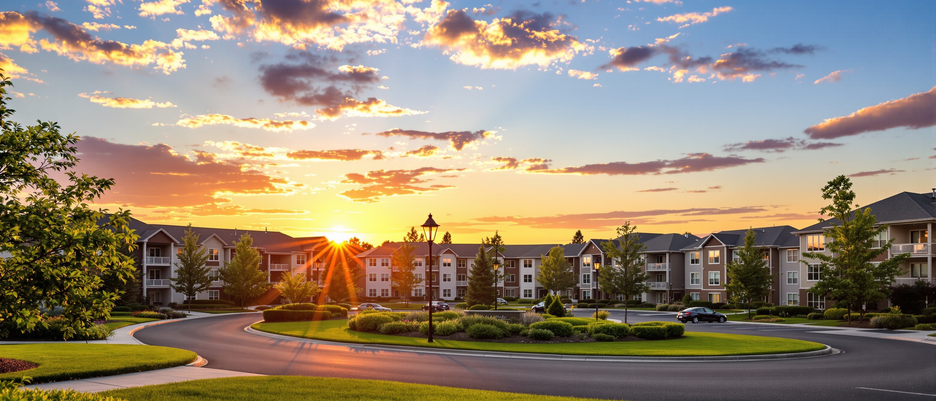 Beautiful Garden Apartment Complex