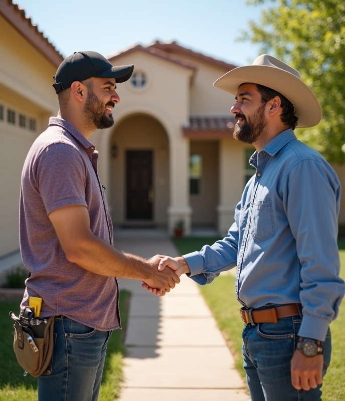 Successful distressed home preparation in El Paso