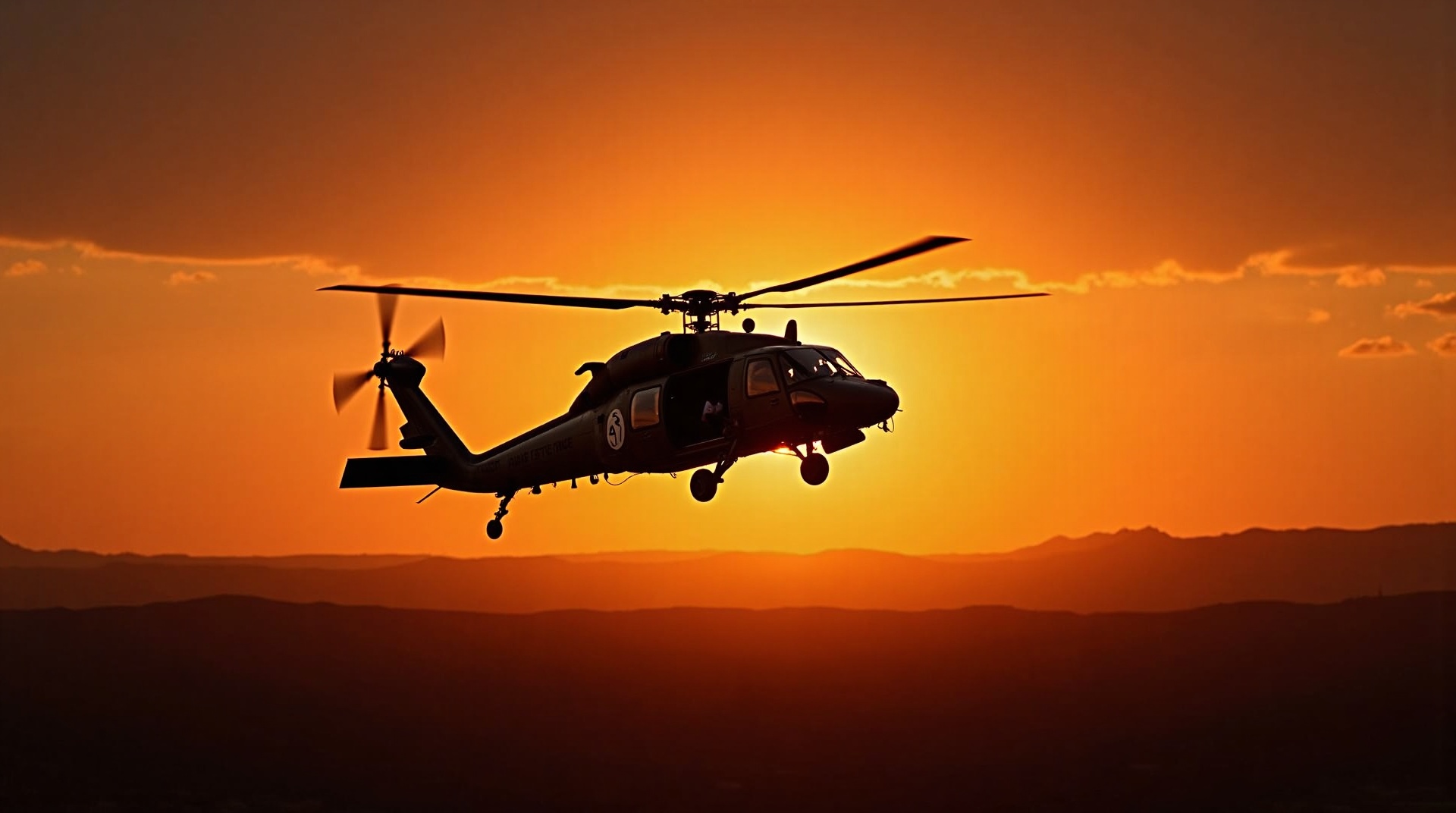 Military Medical Helicopter