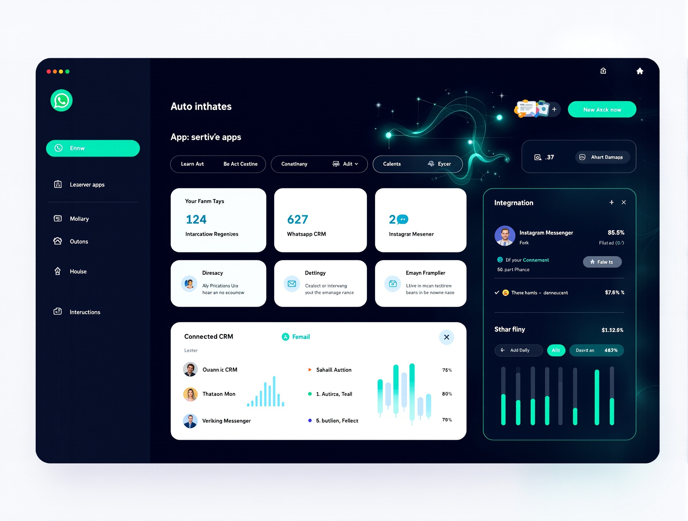 Integración nativa de Sprinta AI con WhatsApp, CRM y otras herramientas