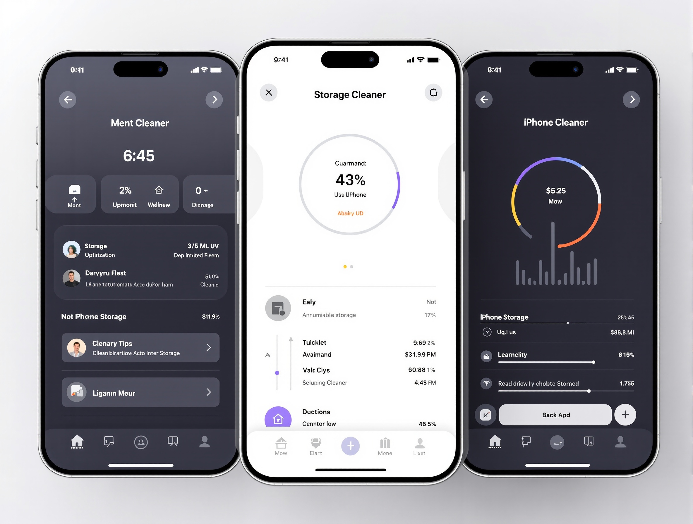 Cleaner app on iPhone
