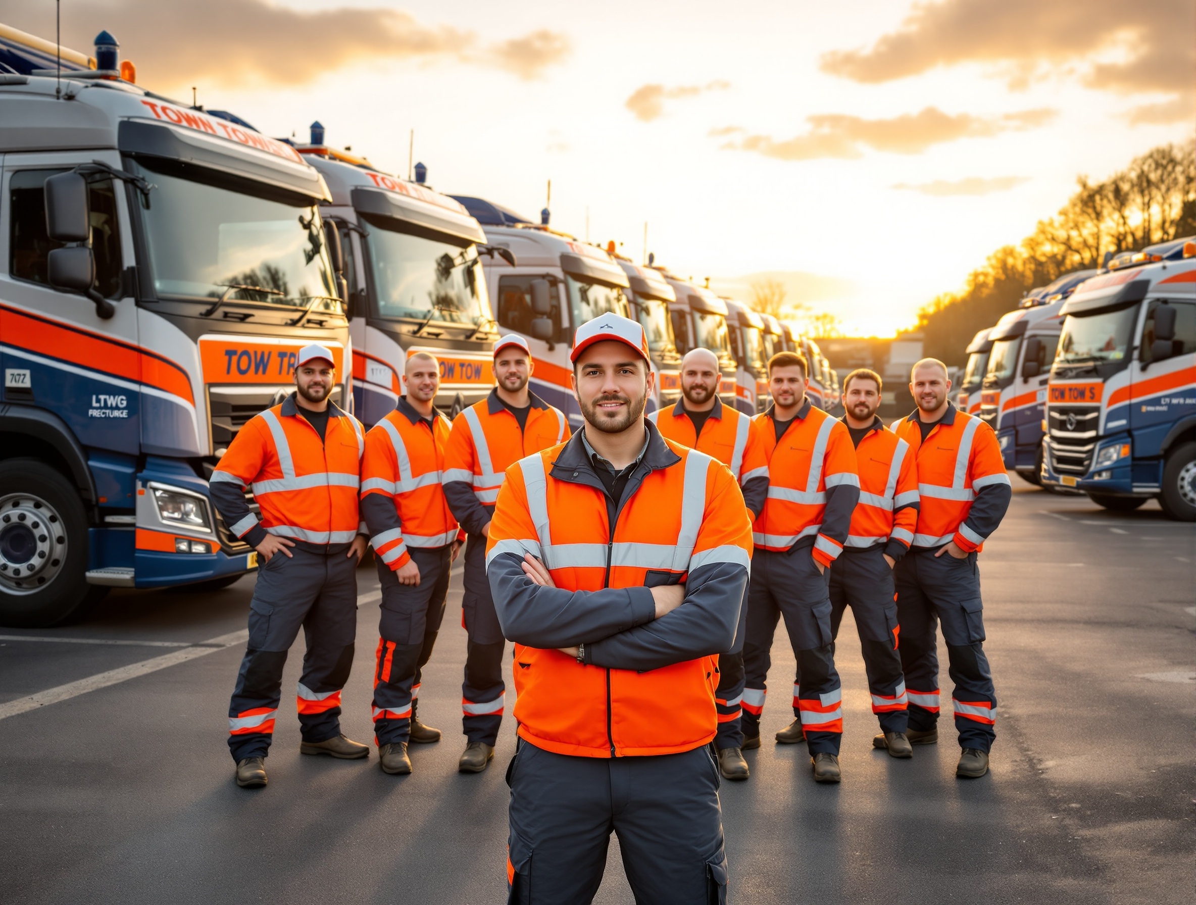 Greater Tow Services professional team and fleet