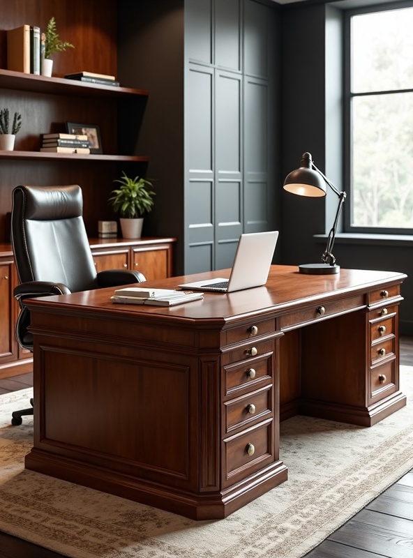 Executive Desk - Handcrafted Furniture Executive Desk