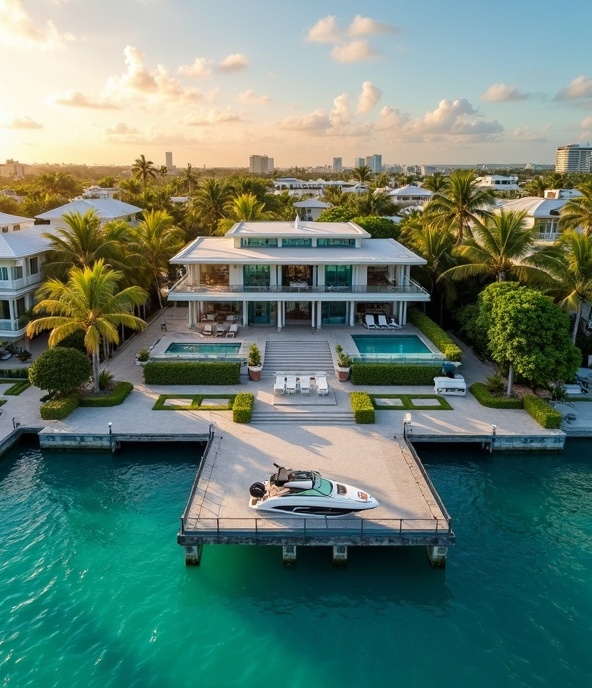 Waterfront Estate - Miami Beach