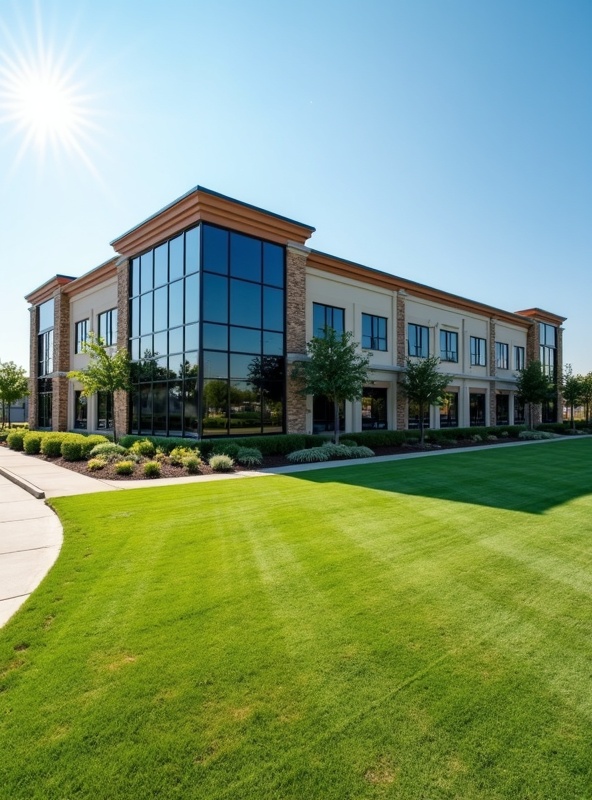 Commercial lawn maintenance in Owasso