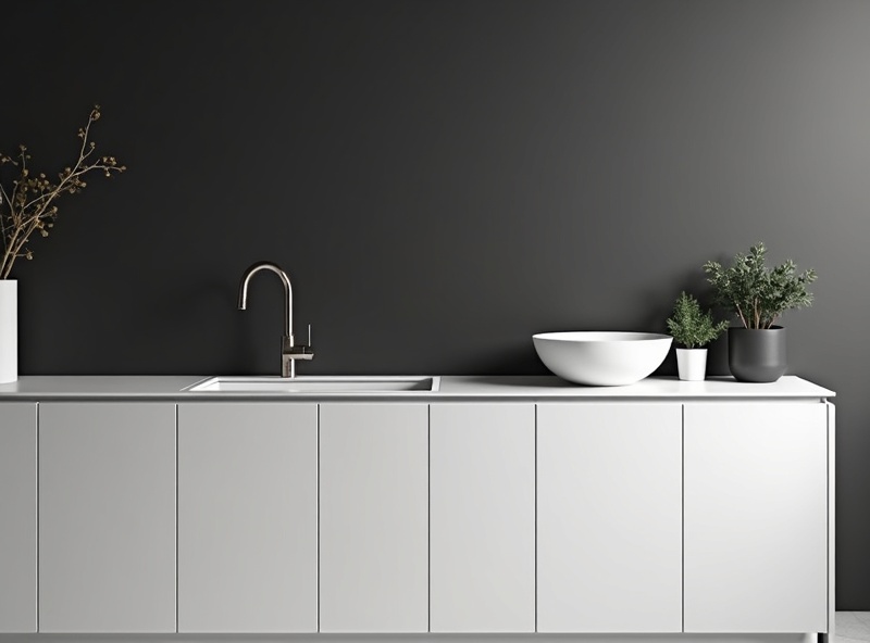 모던 화이트 싱크대