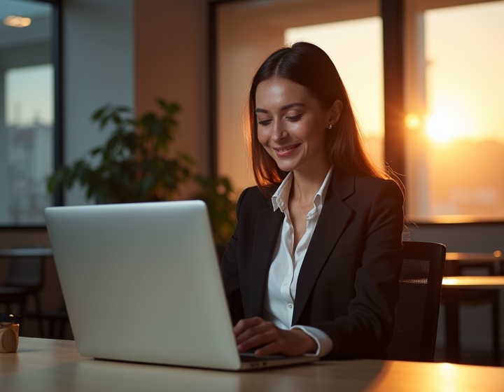 Professional working