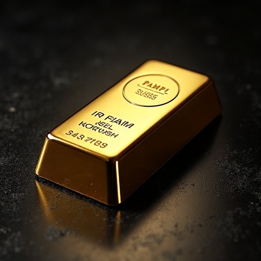 1kg Swiss Cast Gold Bar
