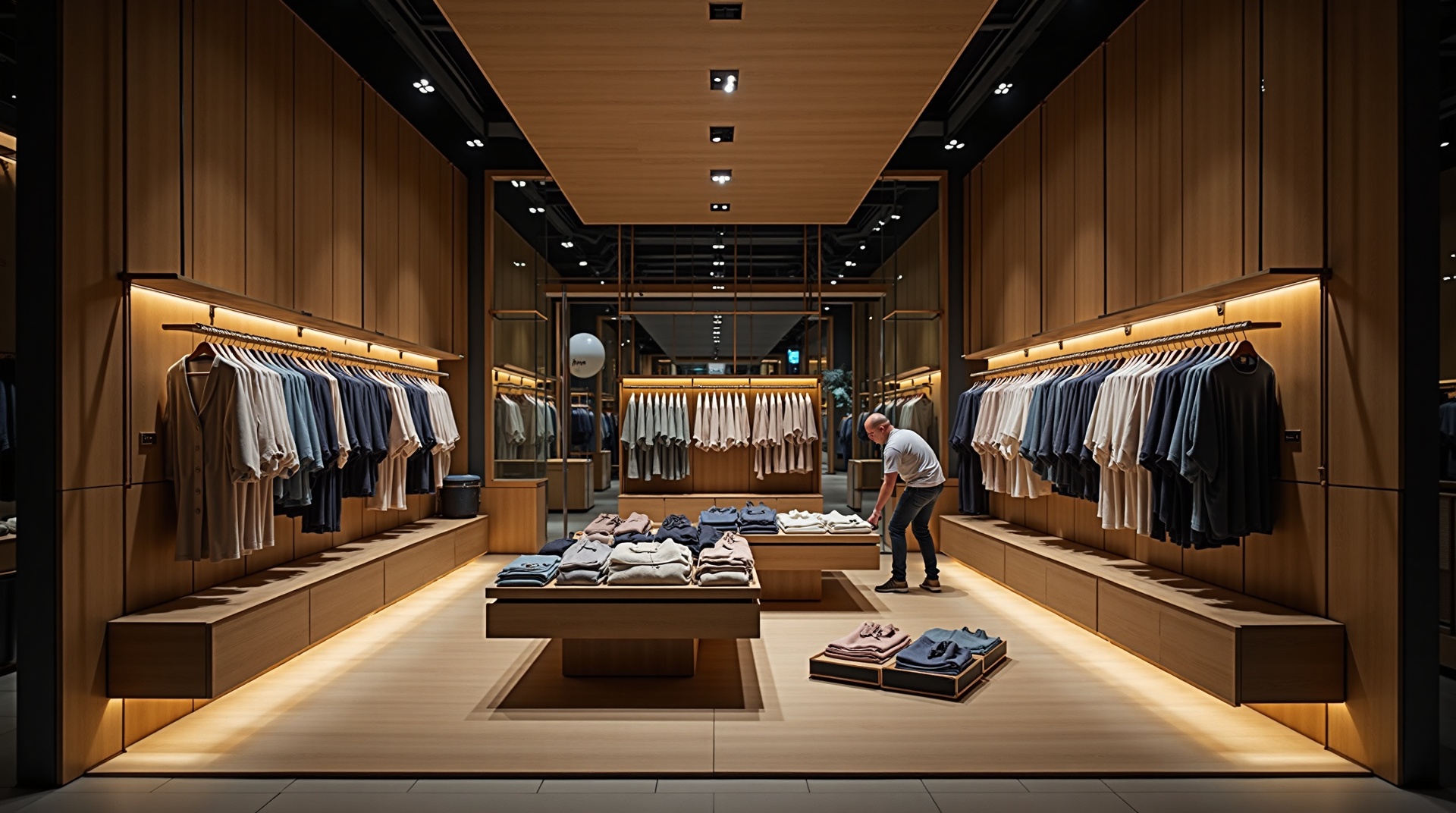 施工部門 — 百貨店内装施工