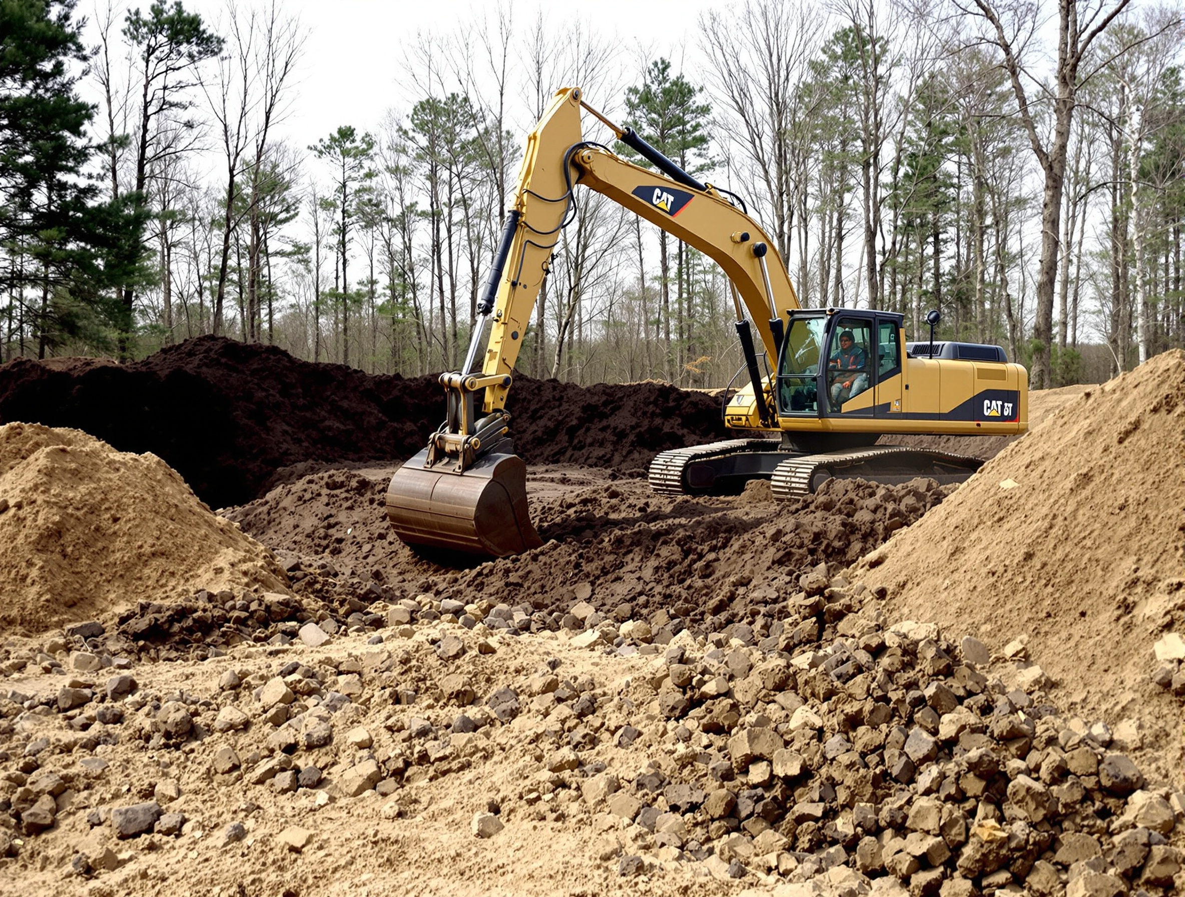Cut and fill earthmoving services Knoxville TN