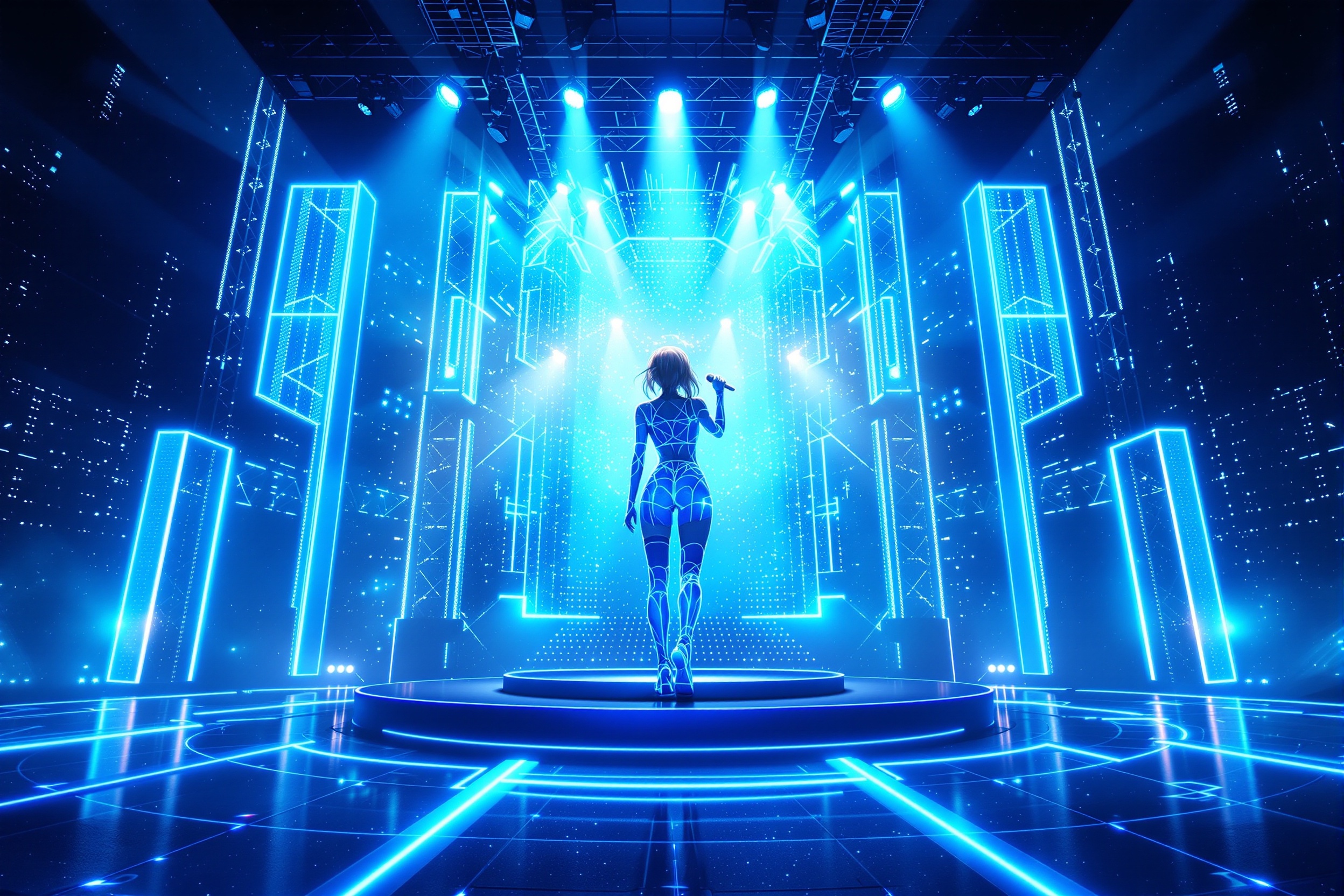 虚拟偶像 · 全息演唱会舞台