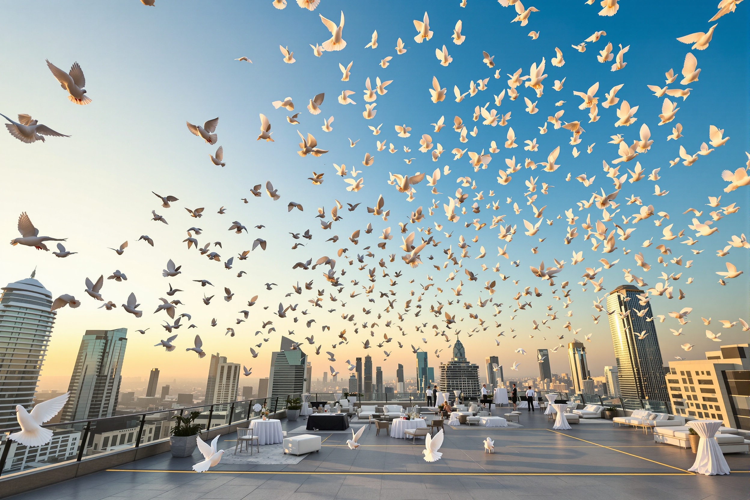 הפרחת יונים באירוע חברה הייטק הפרחת יונים באירוע חברה הייטק - תמונה ראשית