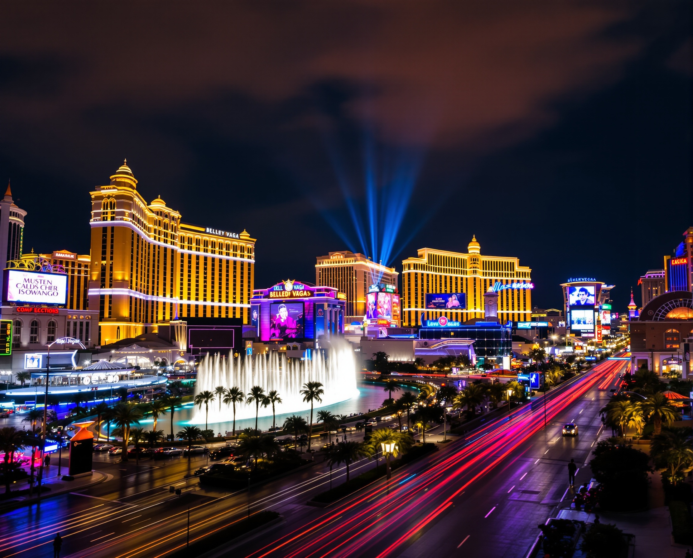 Las Vegas Strip at night
