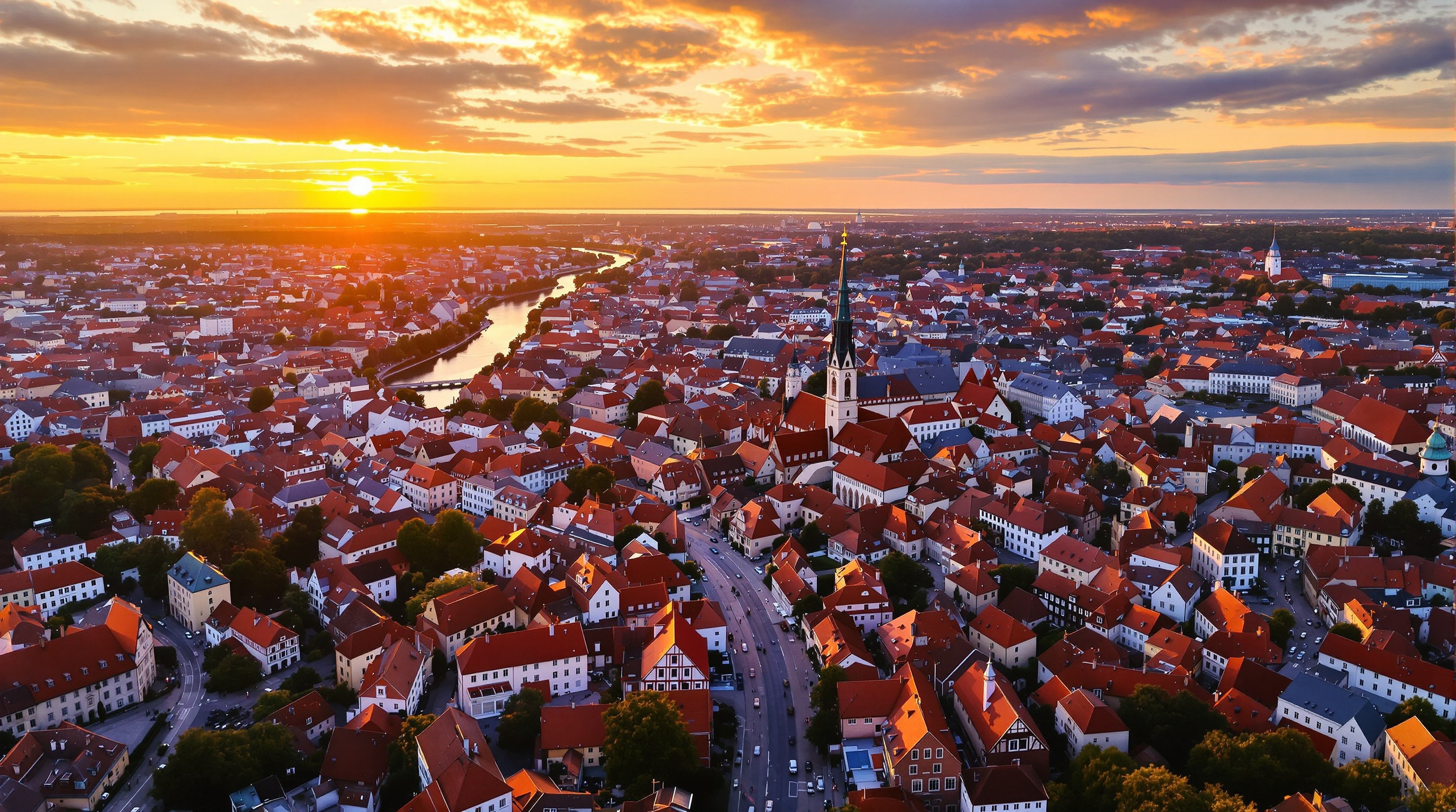 Baltic cityscape