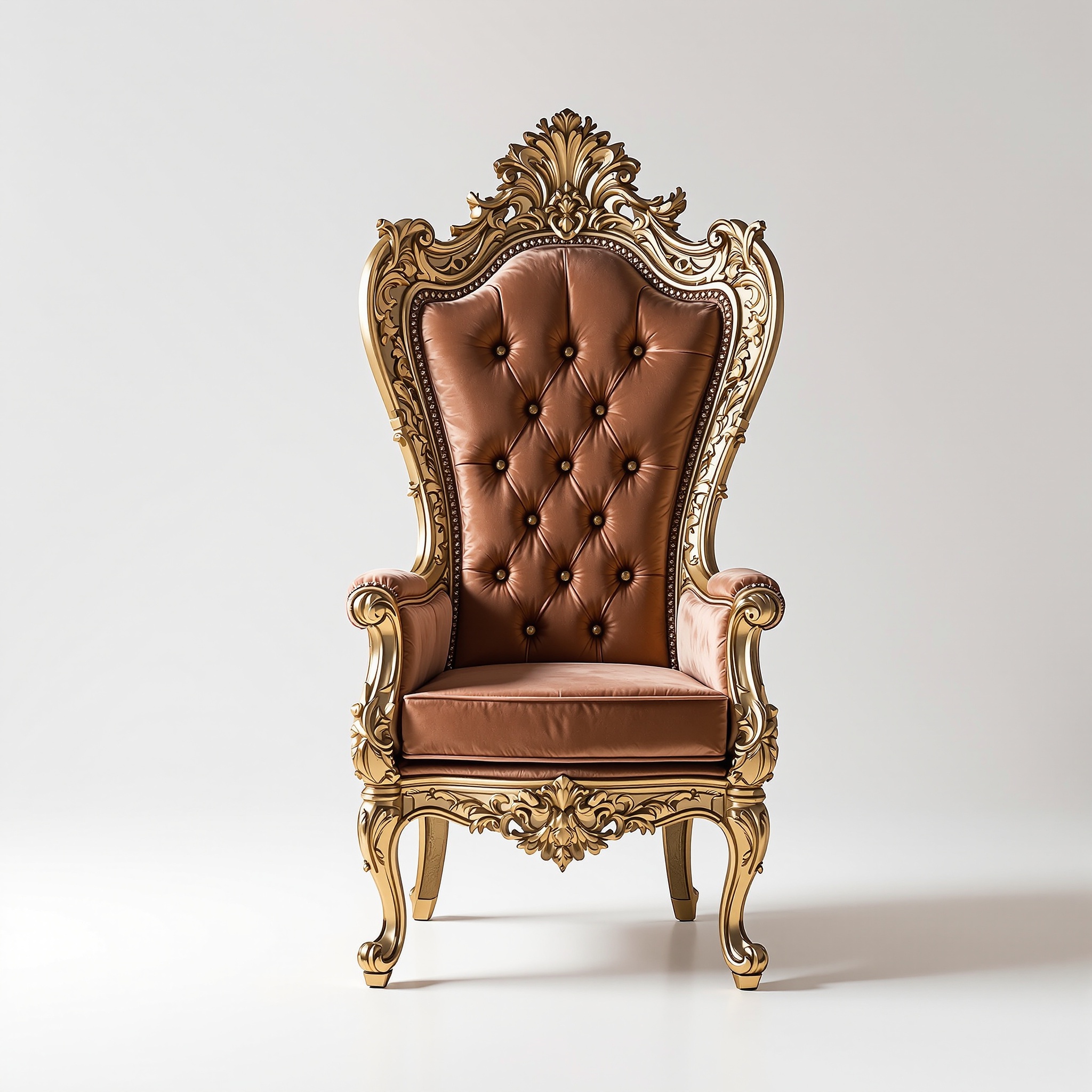 Throne Chair — Gold