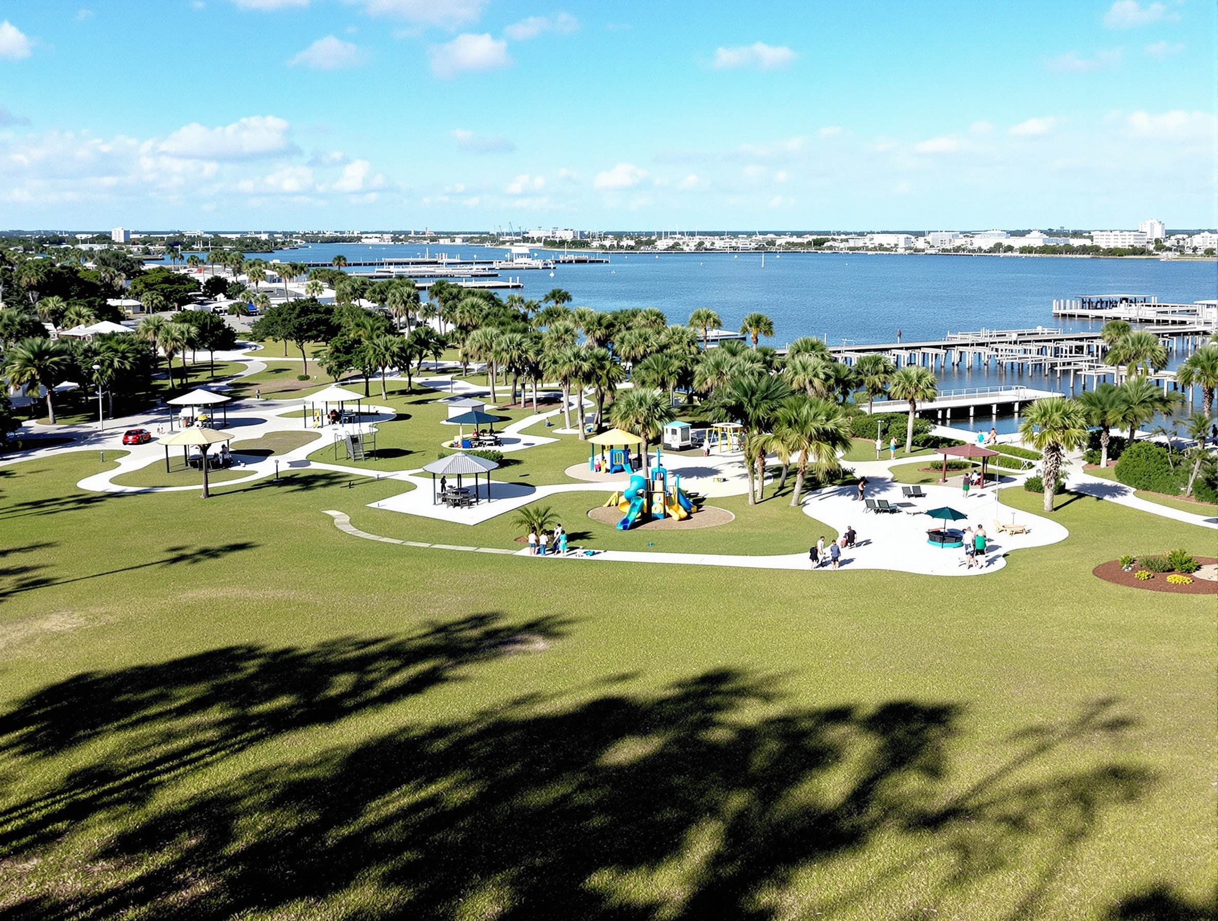 Riverview Park Serves as a Central Outdoor Recreation Space in Sebastian