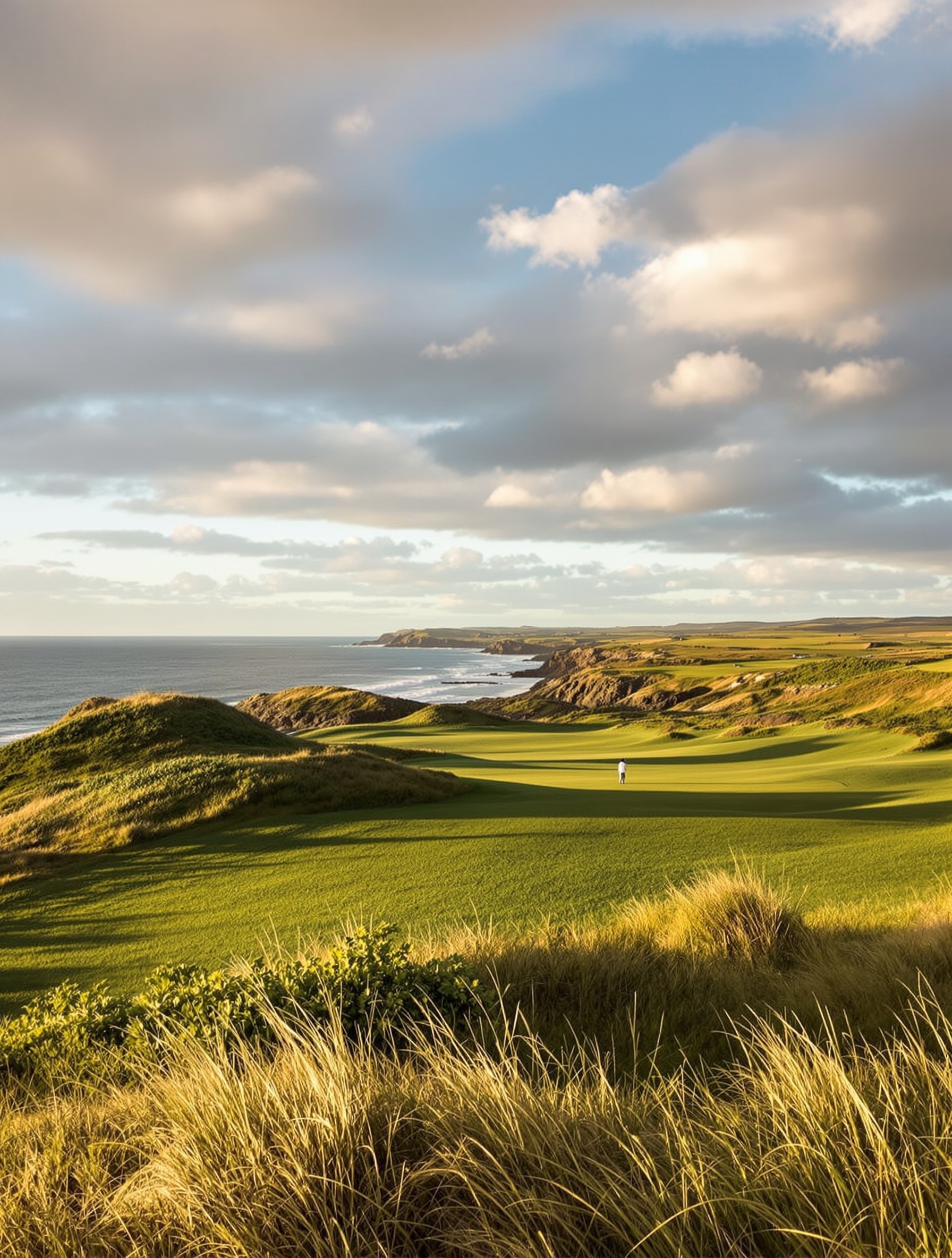 Southwest Ireland golf — Atlantic links coastline in County Kerry