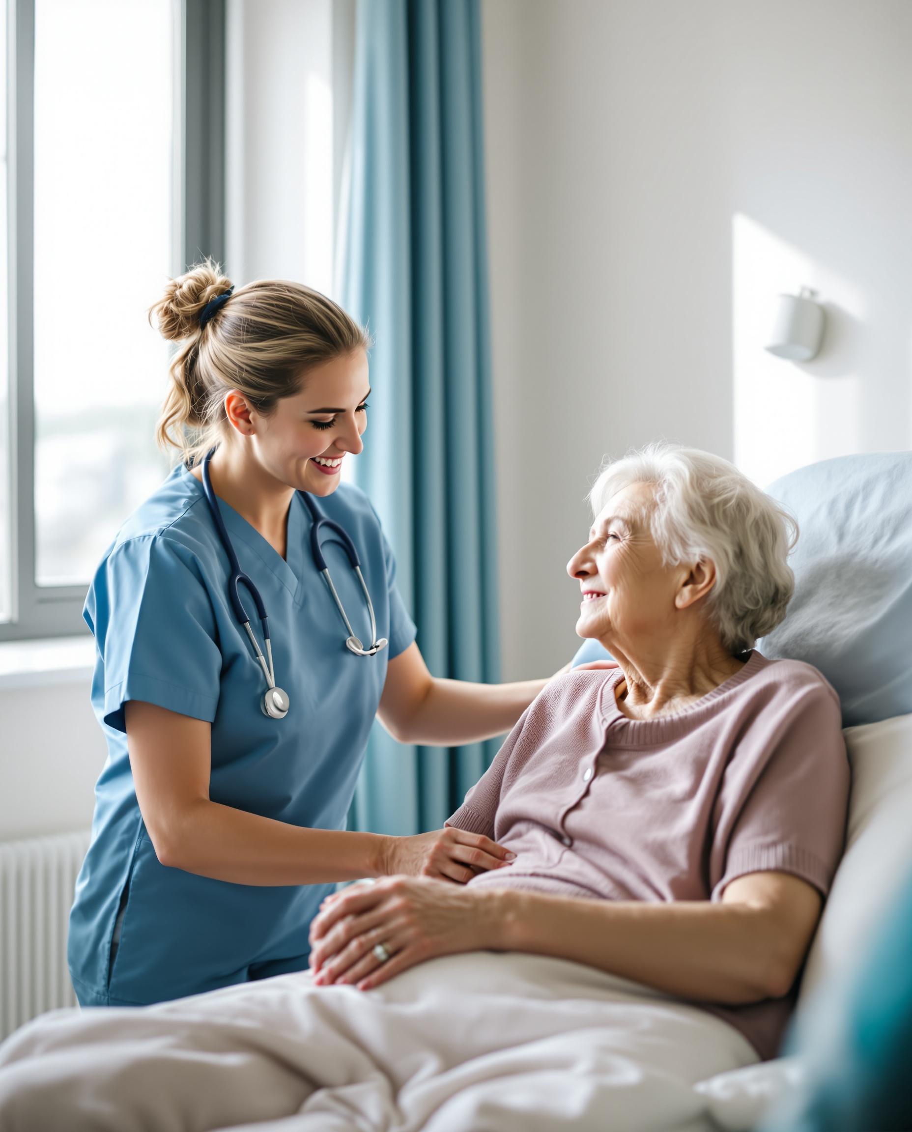 Rehabilitation center in Lake Worth patient room